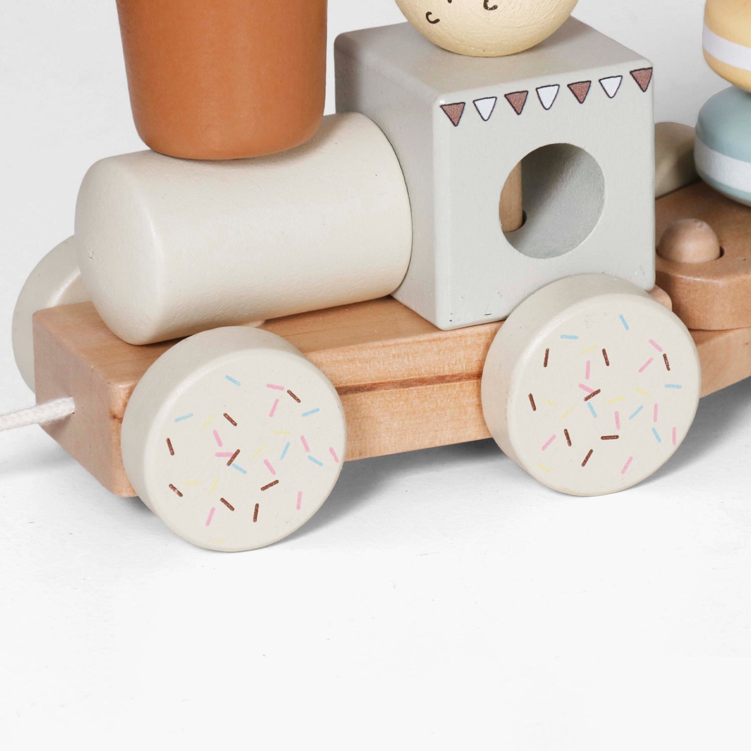 Tren Infantil de Madera Multicolor