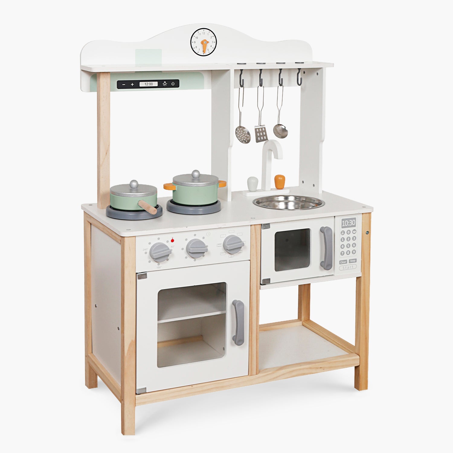 Cocina Infantil de Madera Lucía Blanco
