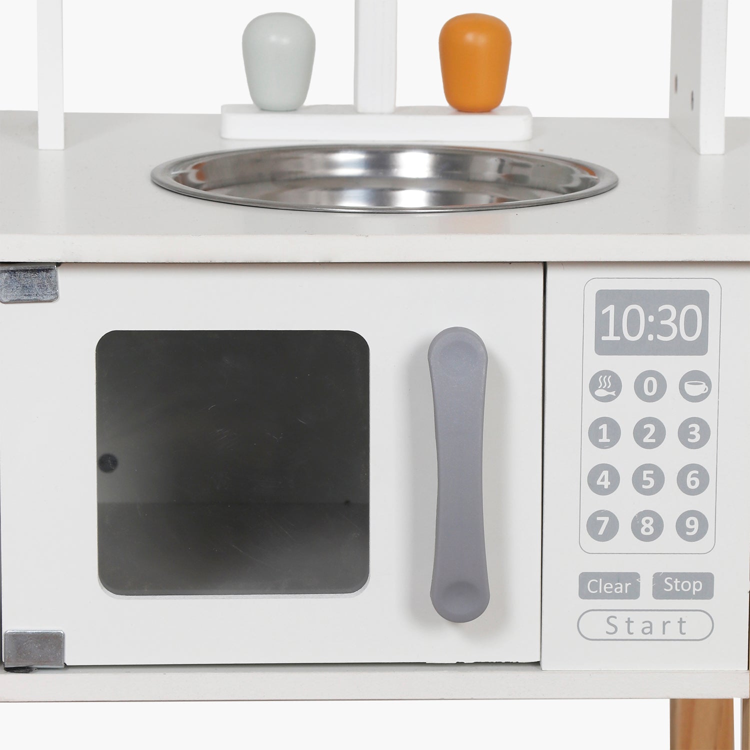 Cocina Infantil de Madera Lucía Blanco