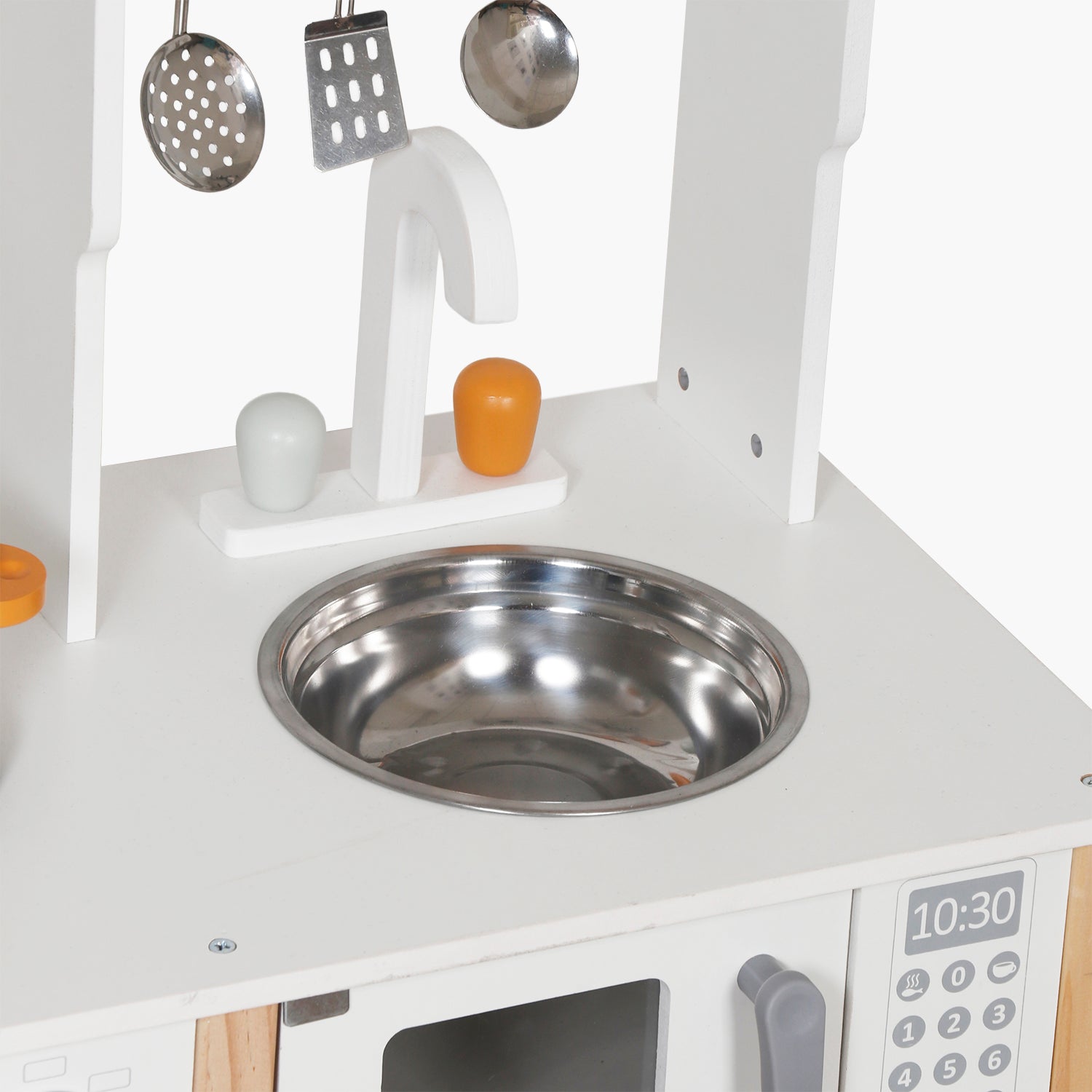 Cocina Infantil de Madera Lucía Blanco