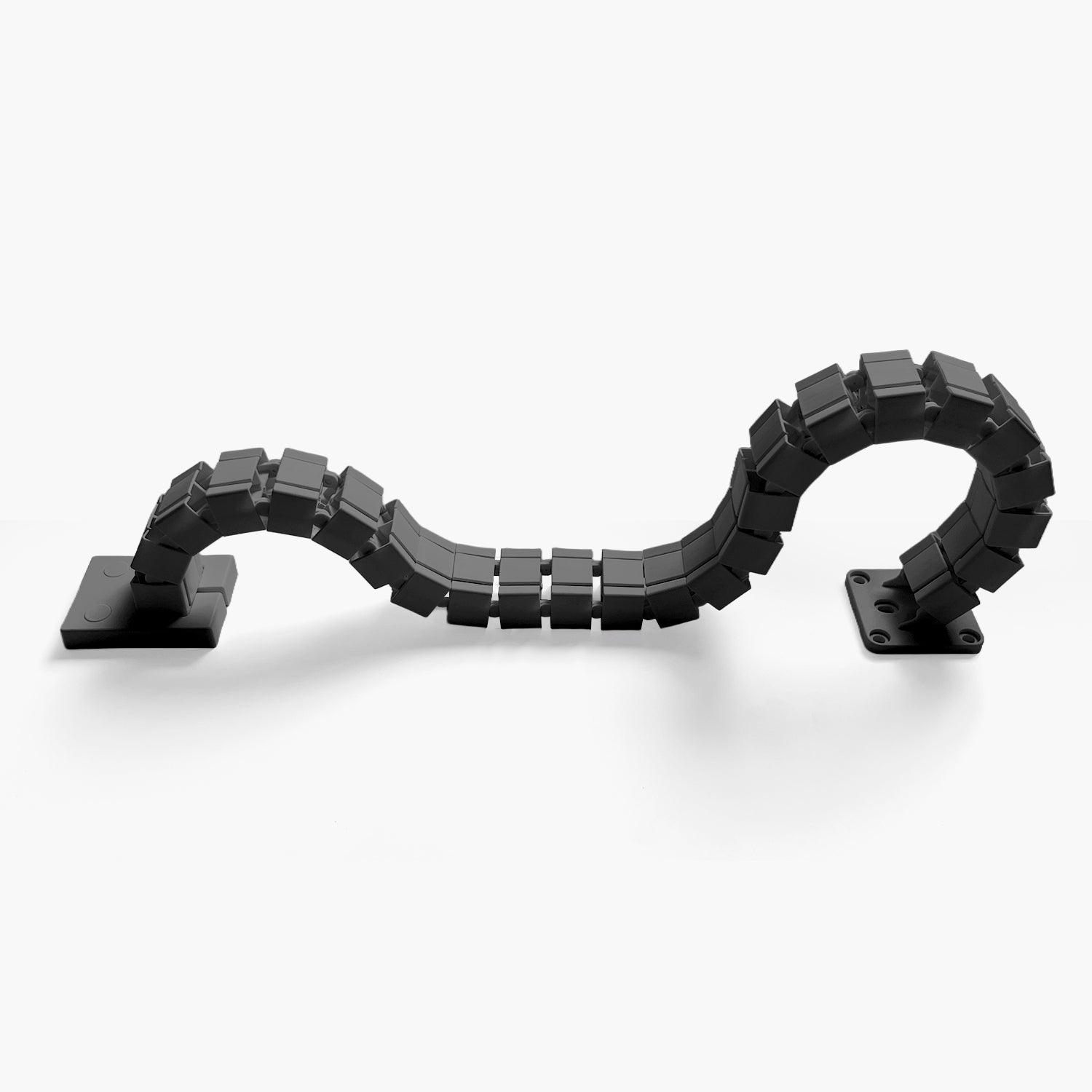 Pasacables Vertebra 80 Negro