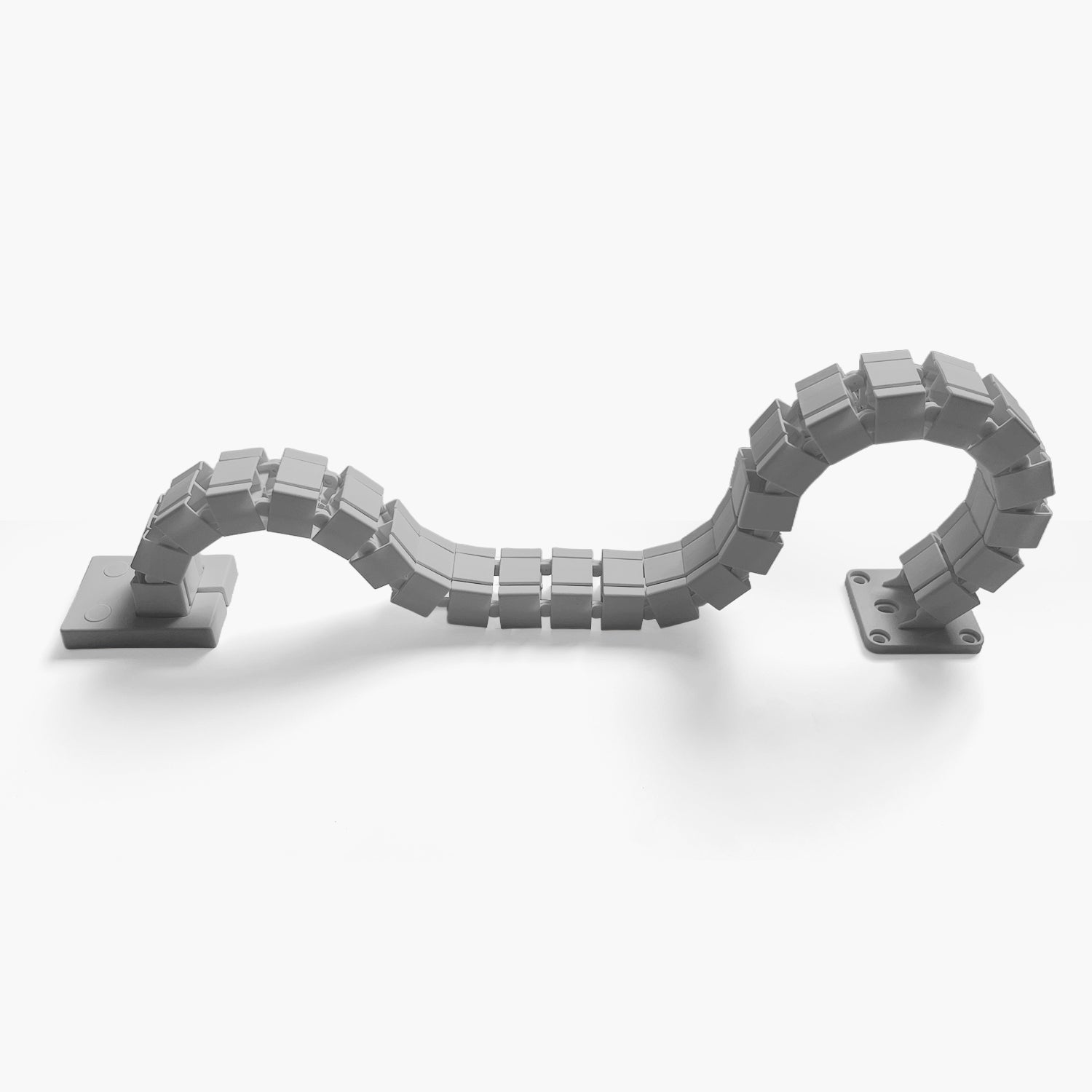 Pasacables Vertebra 130 Gris claro