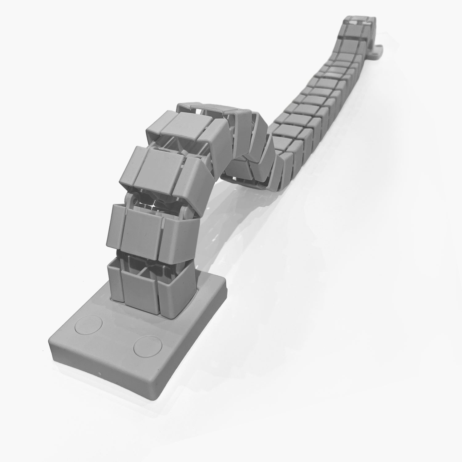 Pasacables Vertebra 130 Gris claro