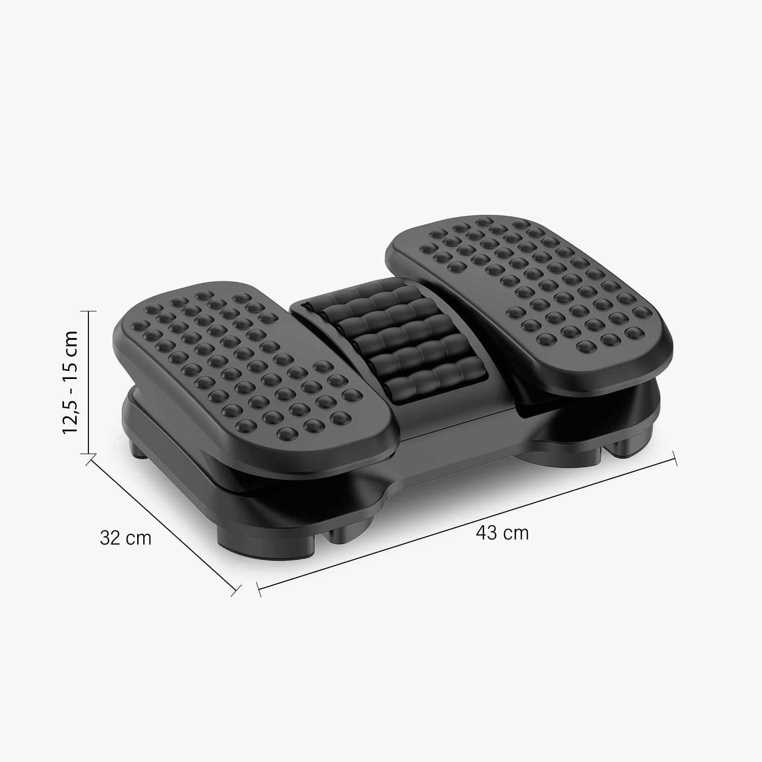 Reposapies Ergonómico Negro