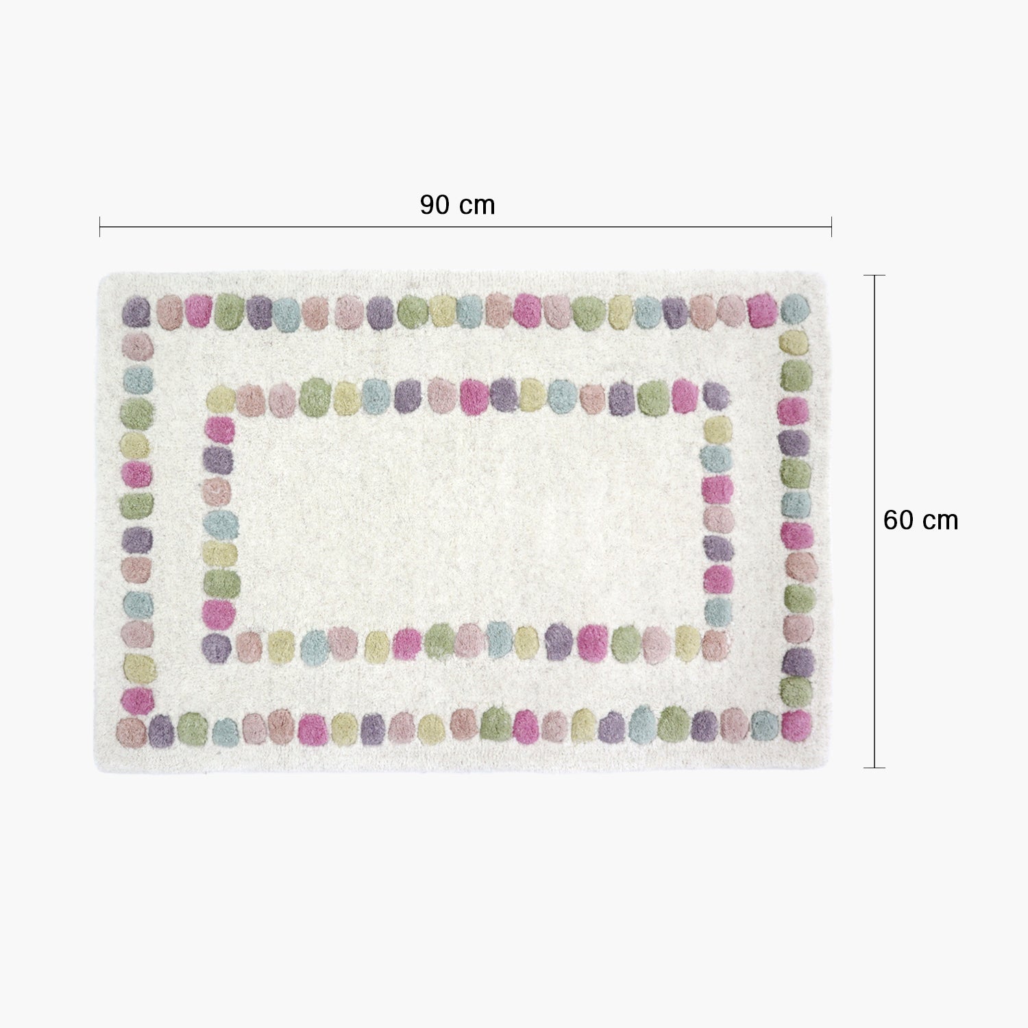 Alfombra Polka Dots 60x90