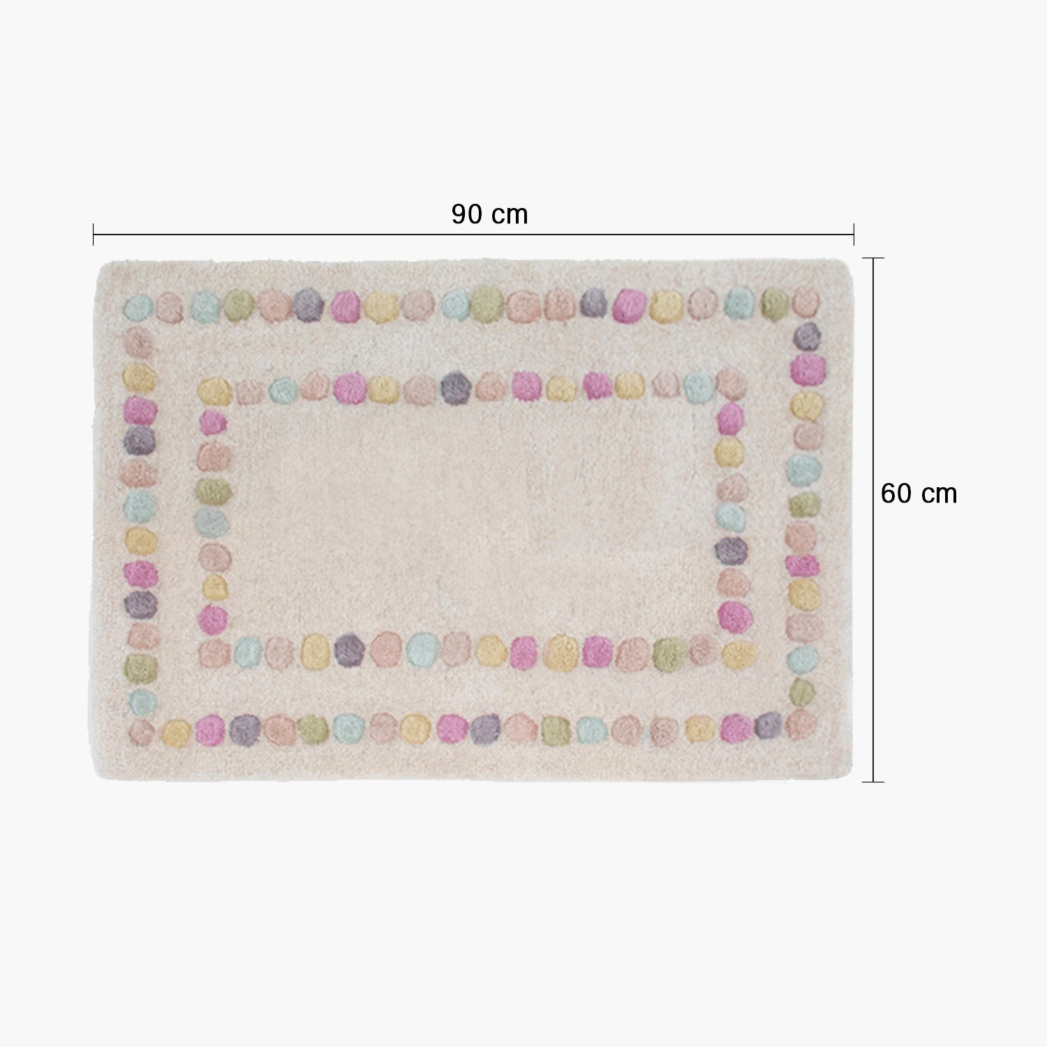 Alfombra Polka Dots 60x90