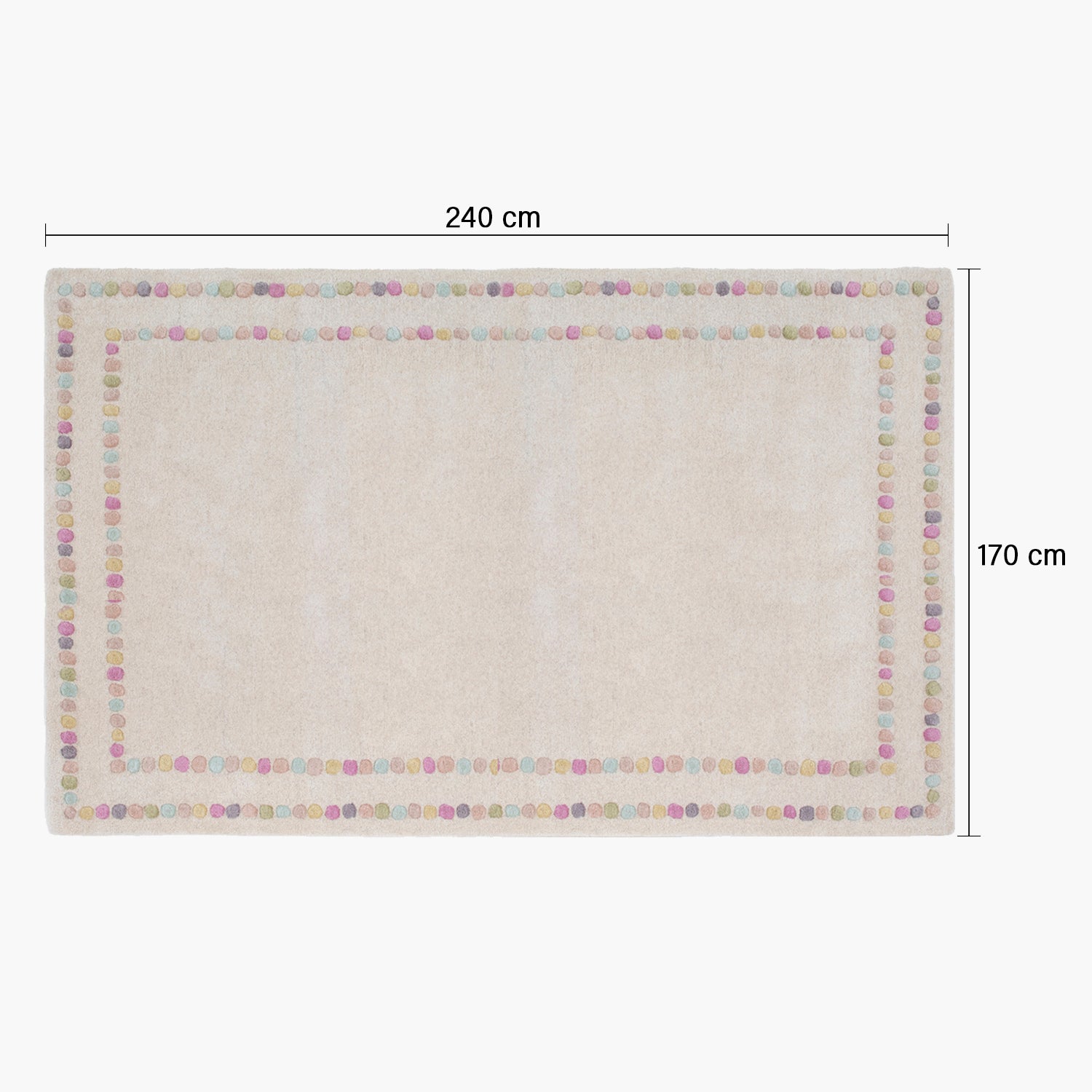Alfombra Polka Dots 170x240
