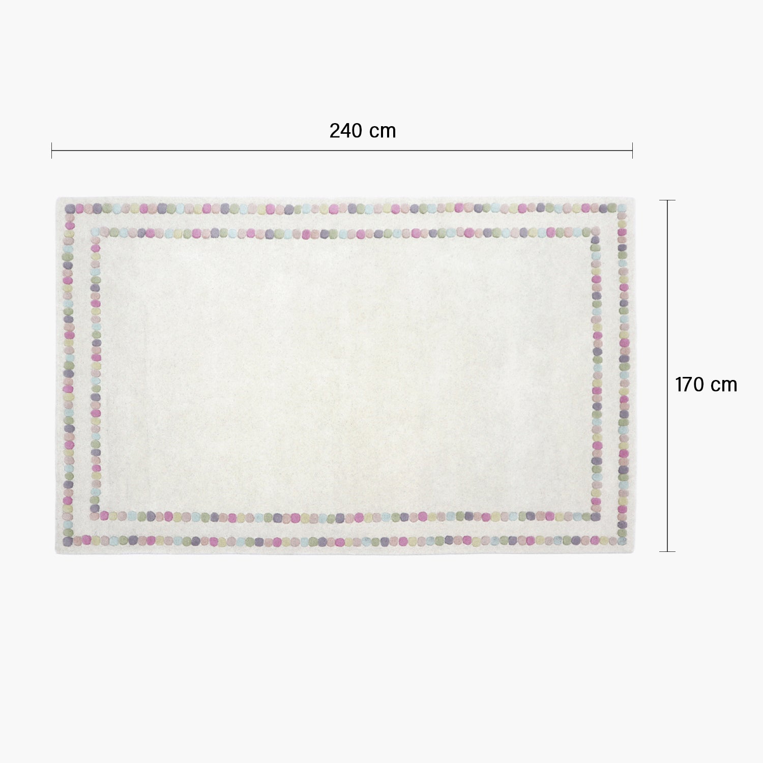 Alfombra Polka Dots 170x240