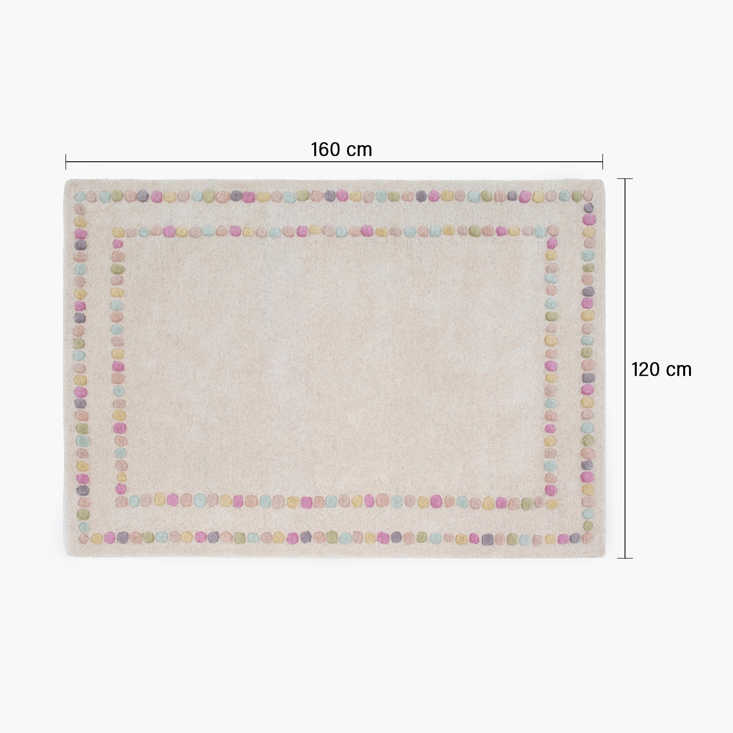 Alfombra Polka Dots 120x160