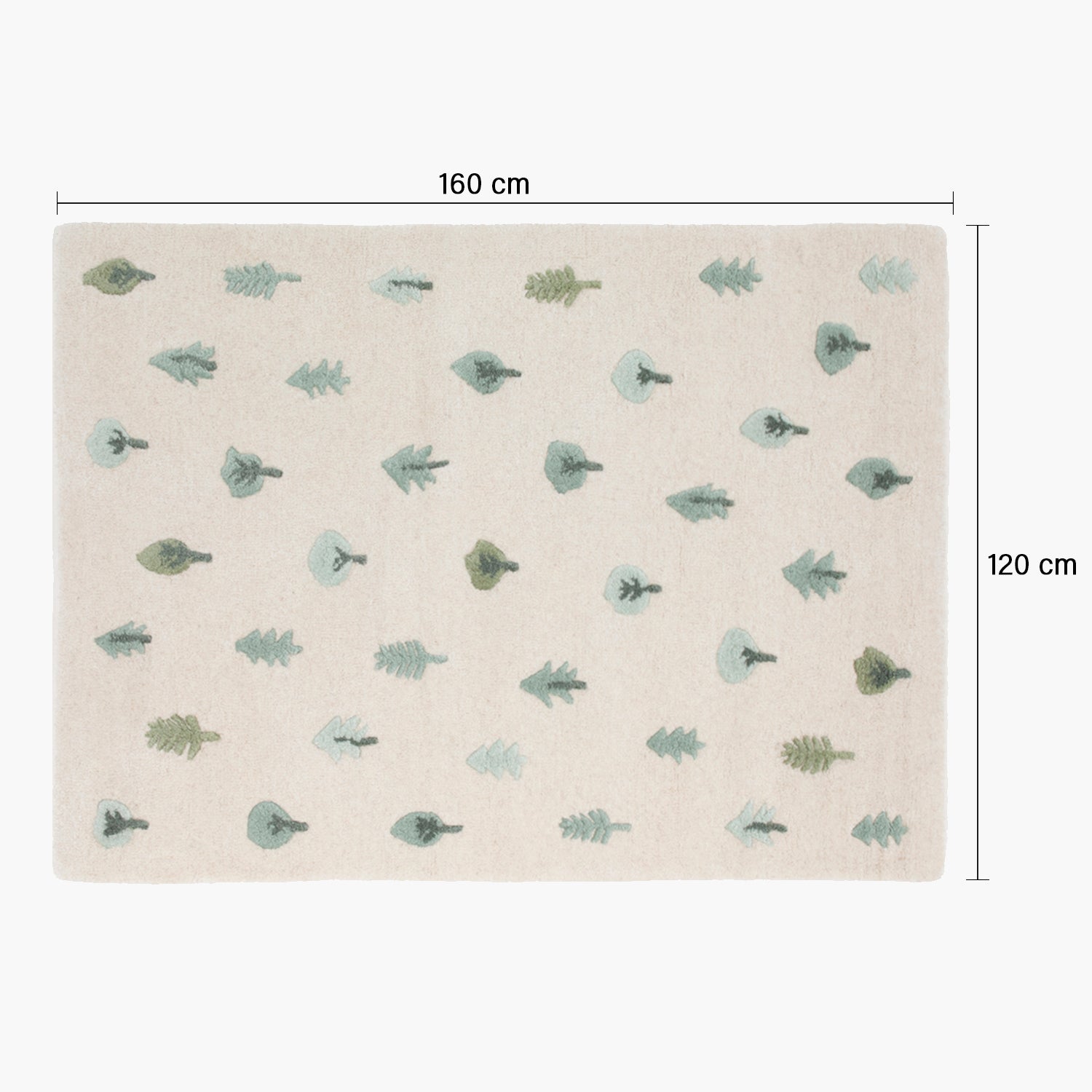 Alfombra Bosque 120x160