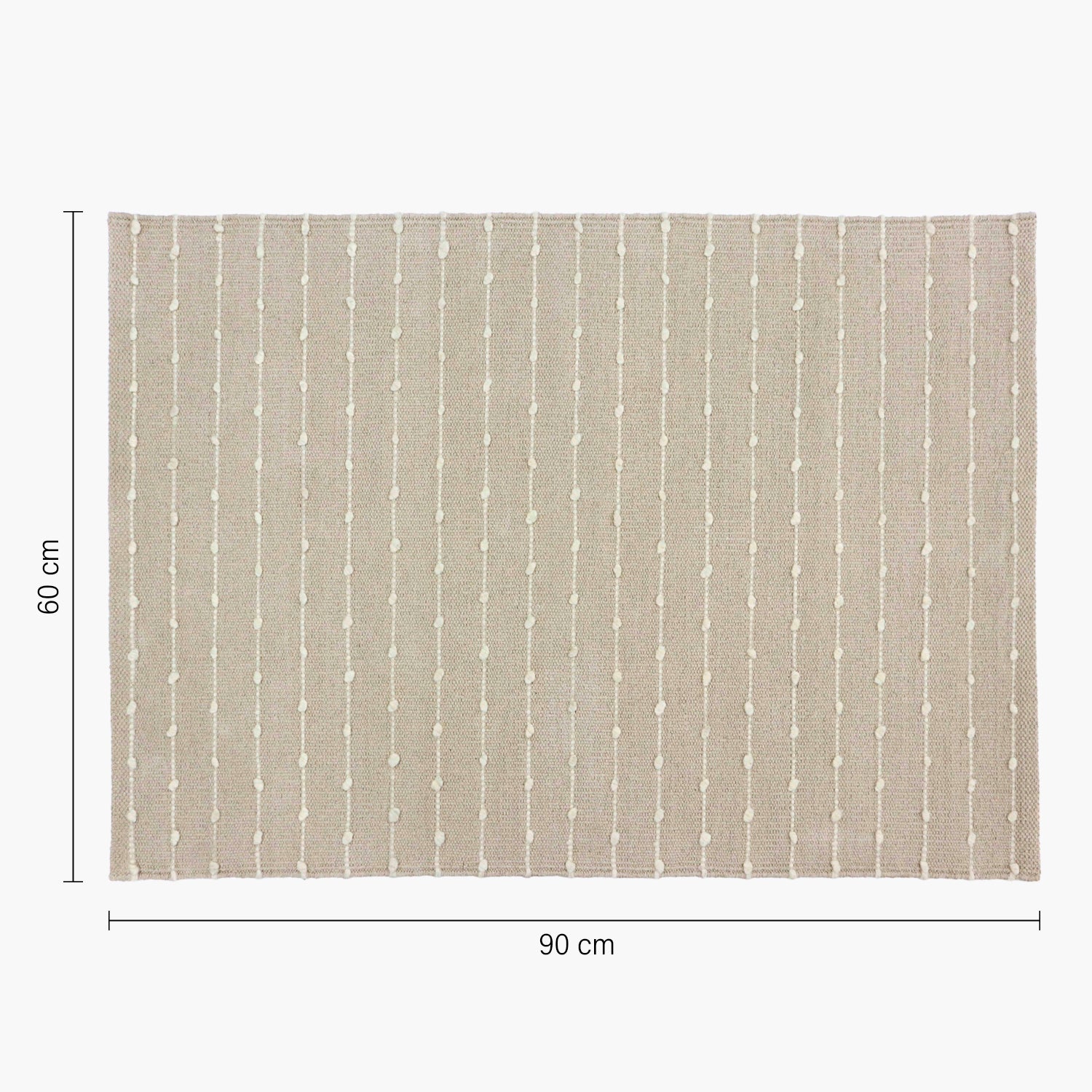 Alfombra Mila 60x90 Beige - Form Design