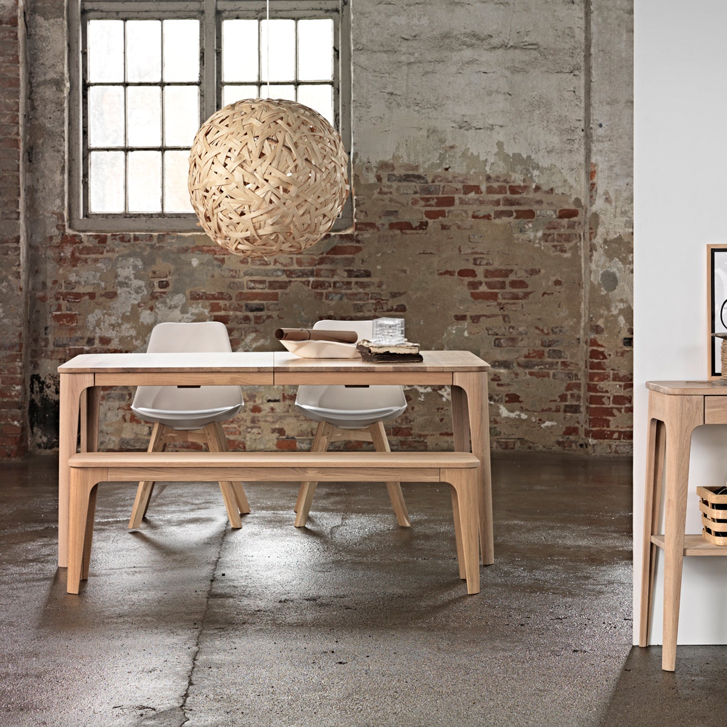 Banqueta Amalfi Natural - Form Design