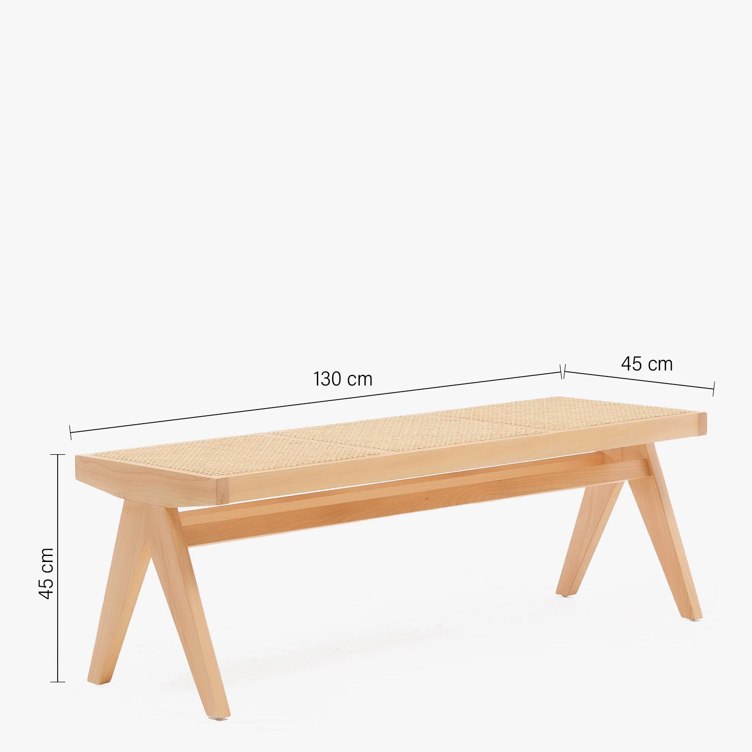 Banqueta Madera Pierre Natural - Form Design