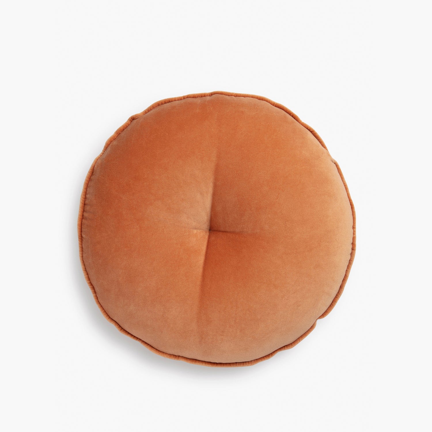 Cojín de Silla Redondo Velur 40x8 Tierra