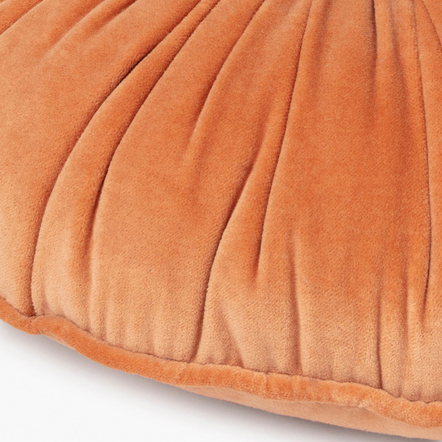 Cojín de Silla Redondo Velur 40x8 Tierra