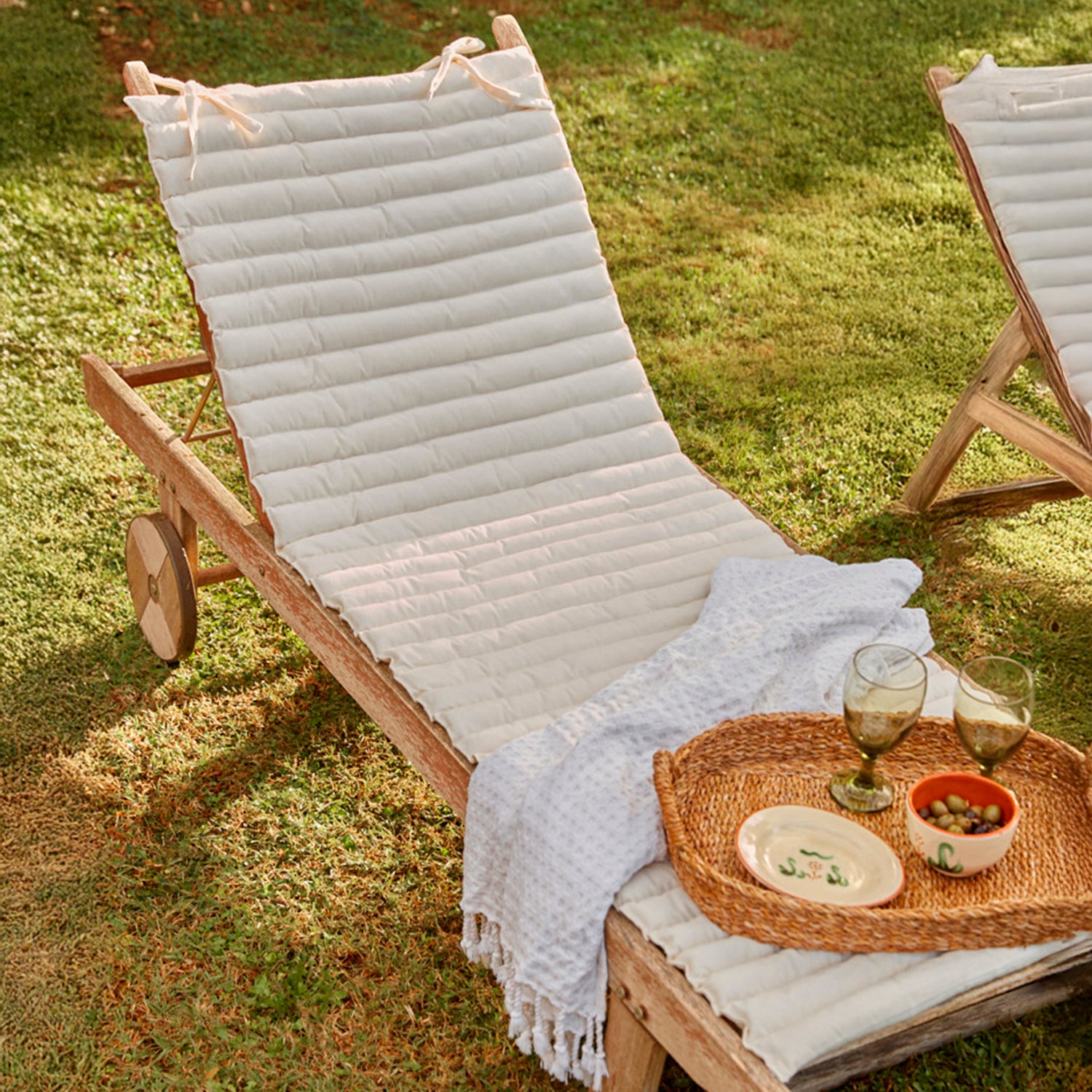 Cojín de Reposera Gavema Beige 60x175x2