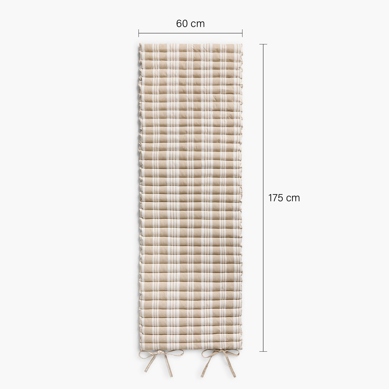 Cojin de Reposera Malgrat Beige 60x175x2 - Form Design