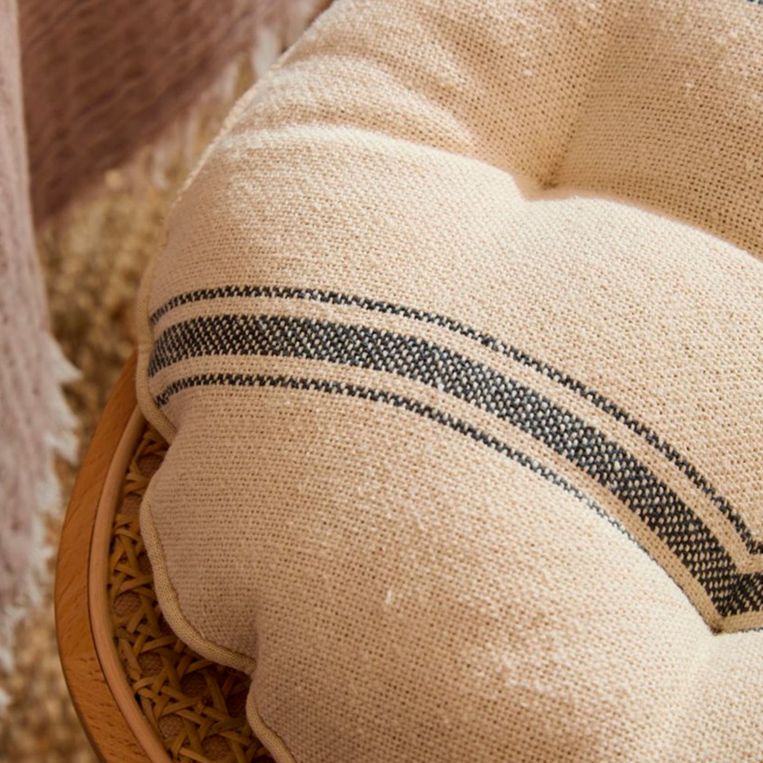 Cojín de Silla Bari Gris Oscuro 40x4