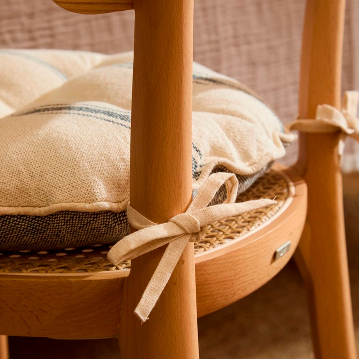 Cojín de Silla Bari Gris Oscuro 40x4