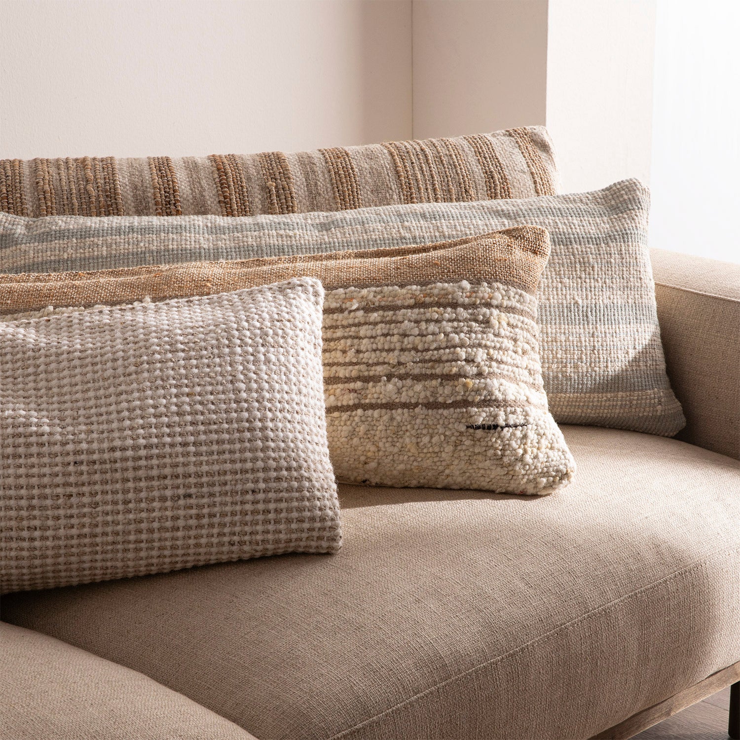 Cojin Yute/Lana Ciprés 91x36