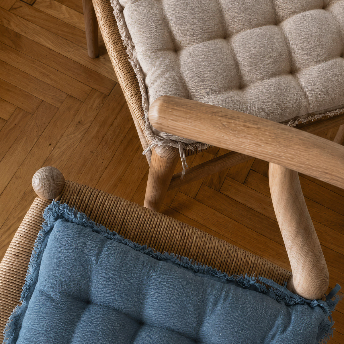 Cojín de Silla Flepad 40x43 Piedra