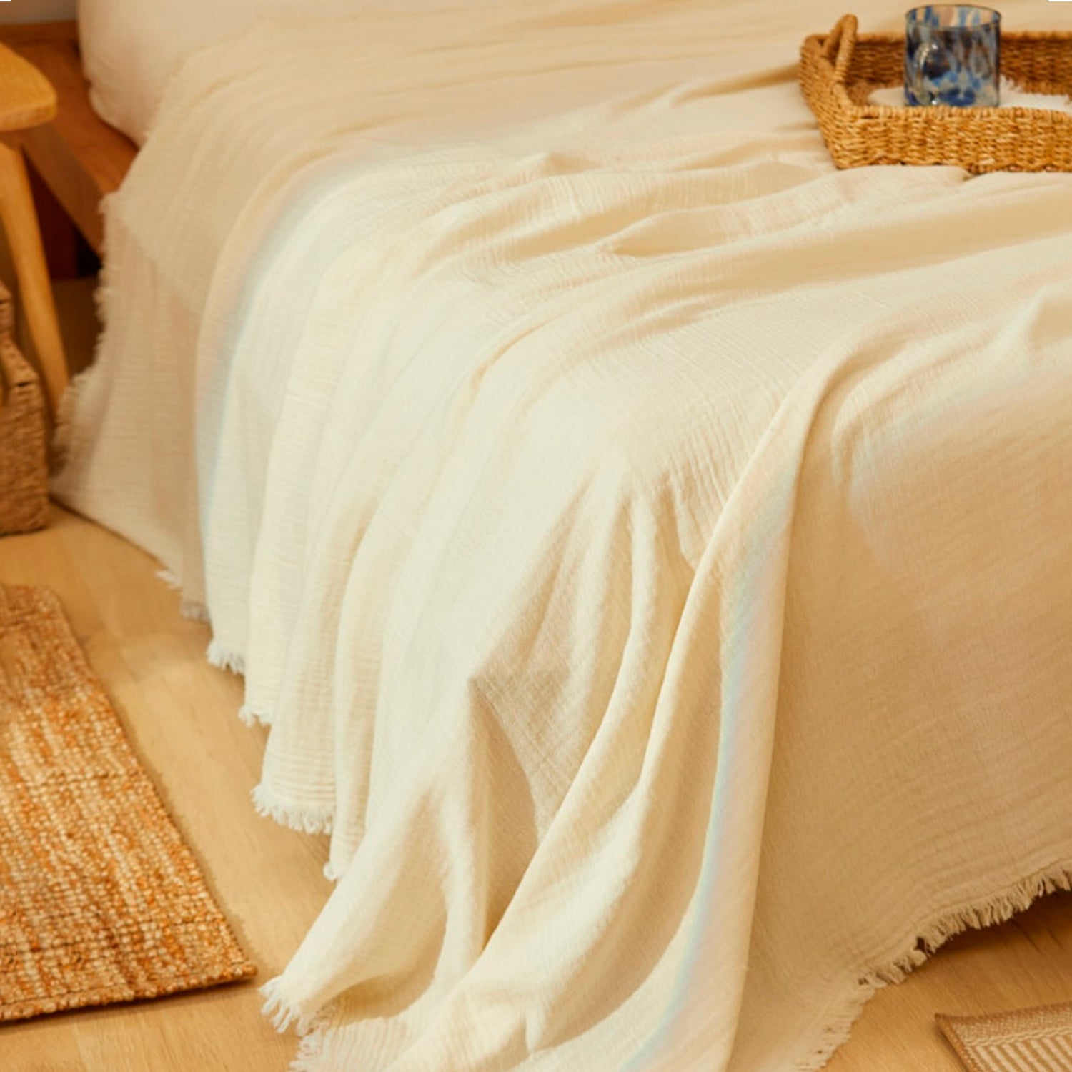 Colcha Layer Crudo 270x280 (Cama King o Superking)