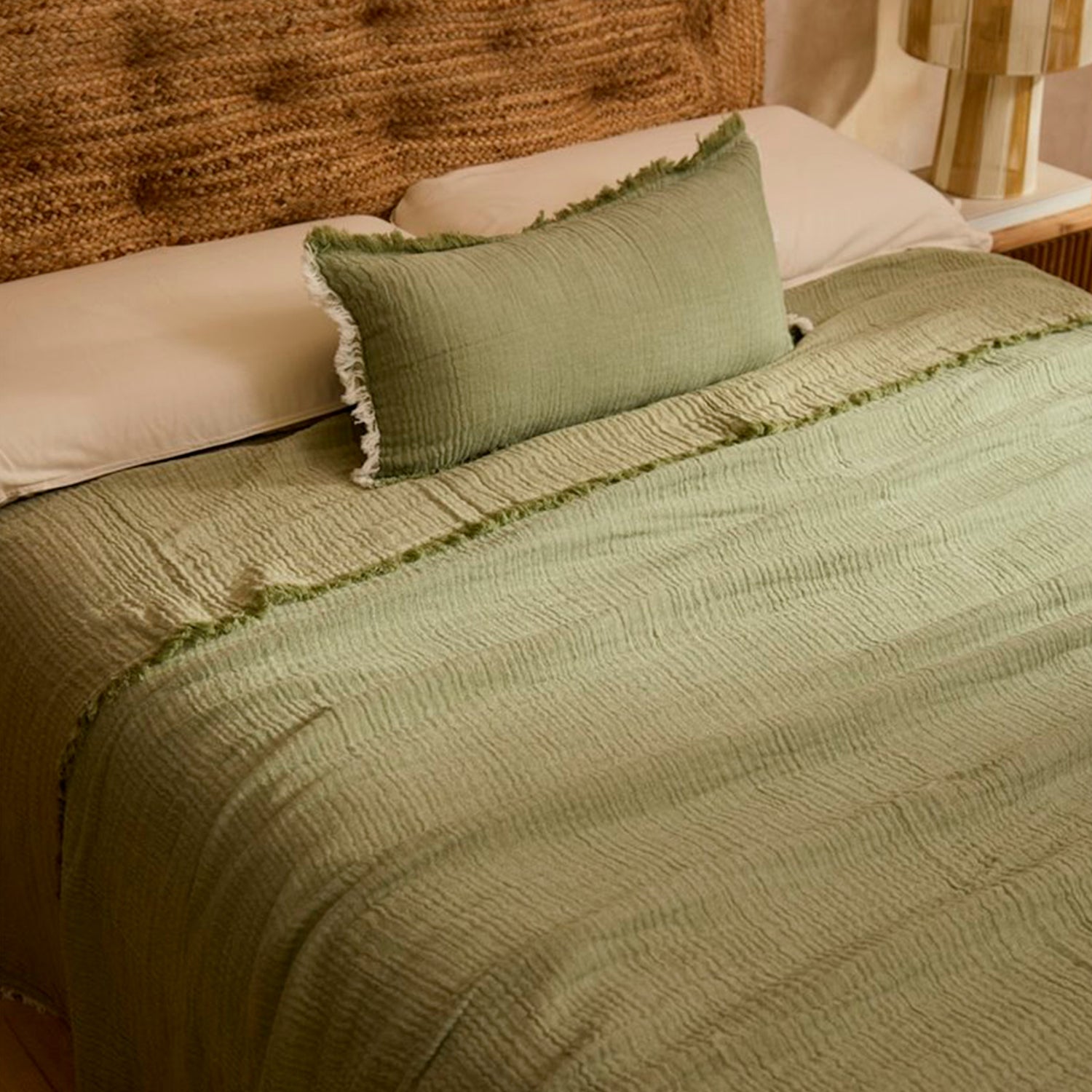 Colcha Layer2 Verde 270x280 (Cama King o Superking)