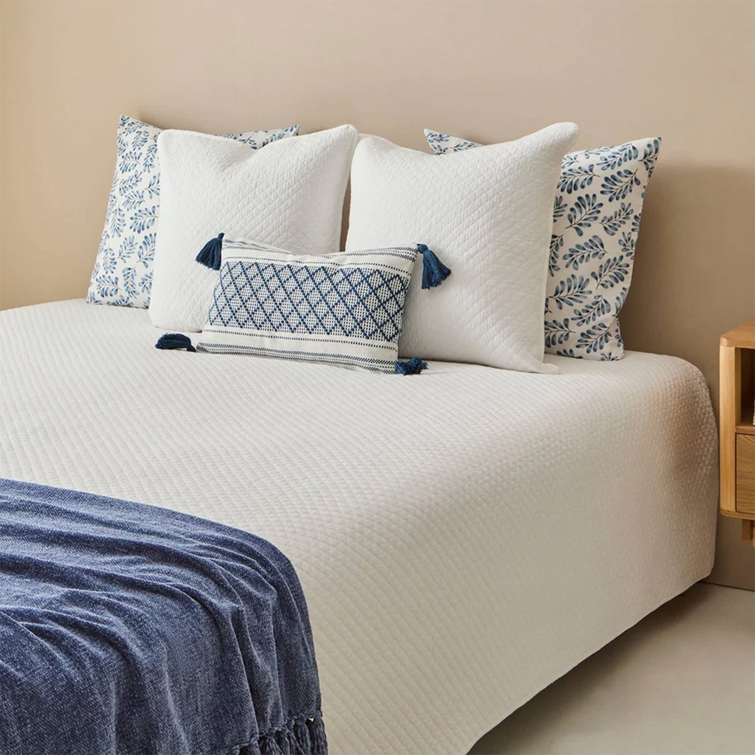 Colcha Cherancob 260x270 Blanco (Cama King)