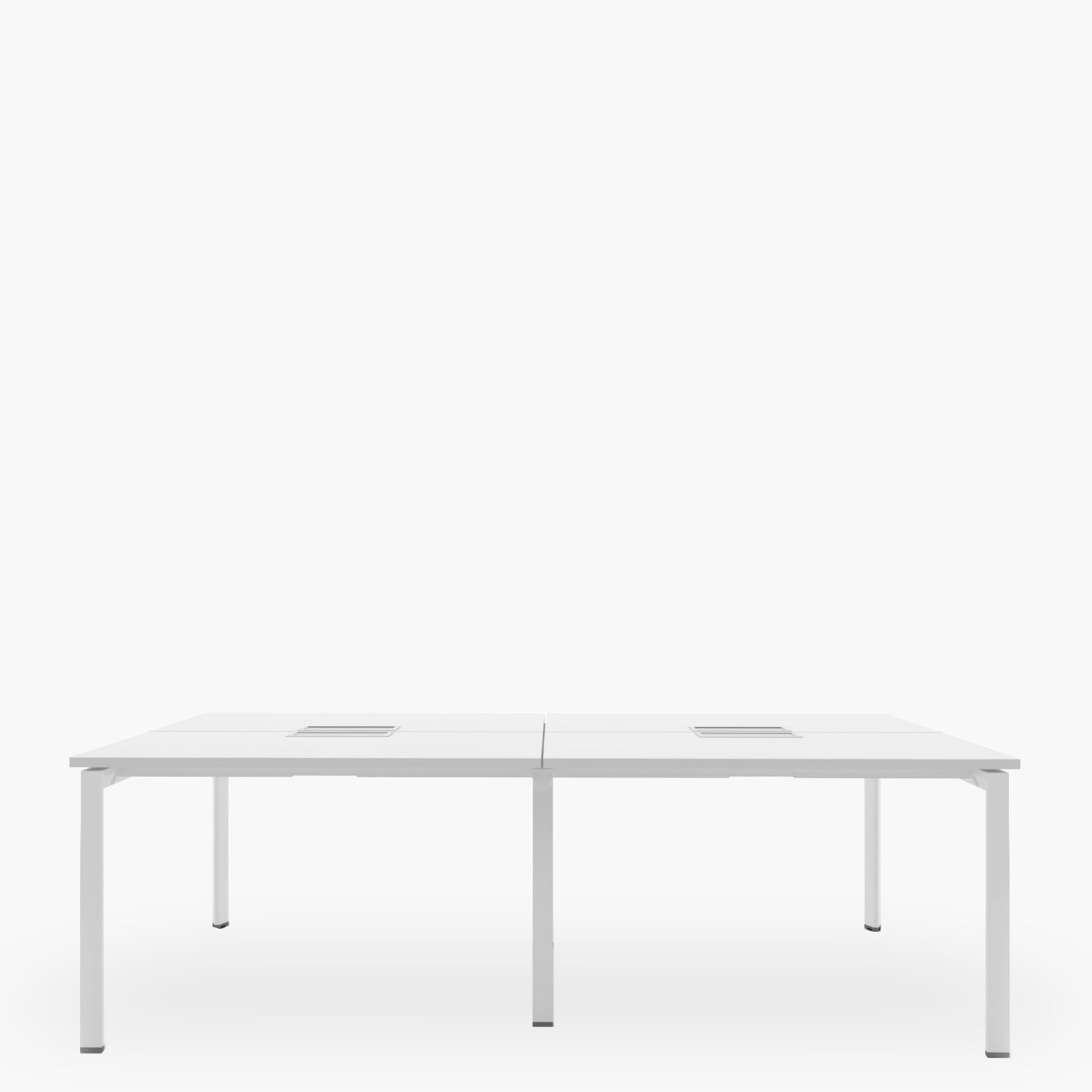 Escritorio Neo con pasacables 120 Bench 4 pers - Form Design