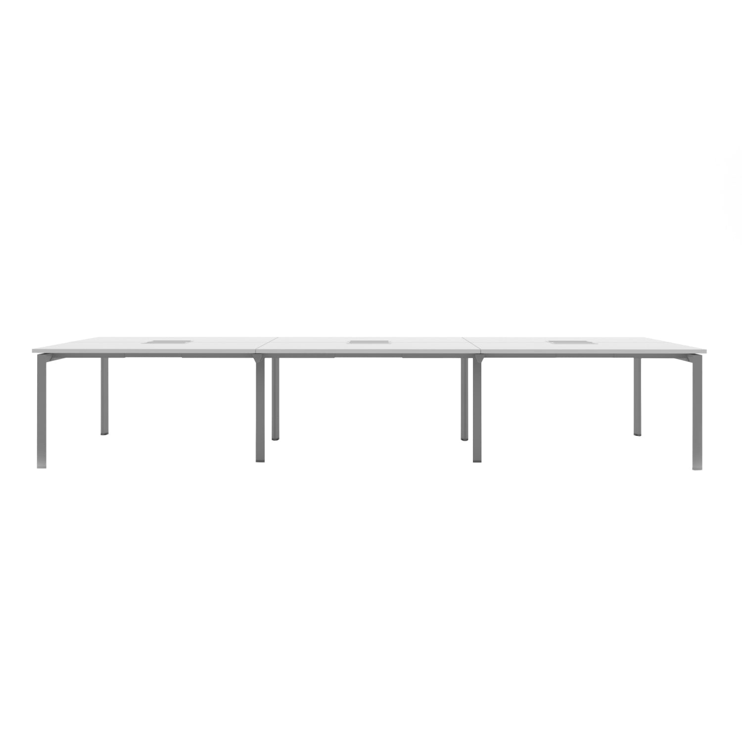 Escritorio Neo con pasacables 140 Bench 6 pers - Form Design