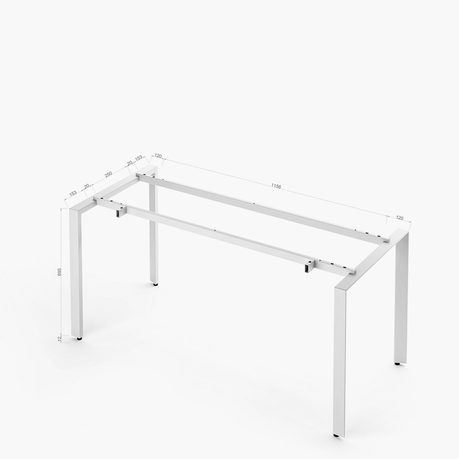 Escritorio Space 140x60 Blanco - Form Design