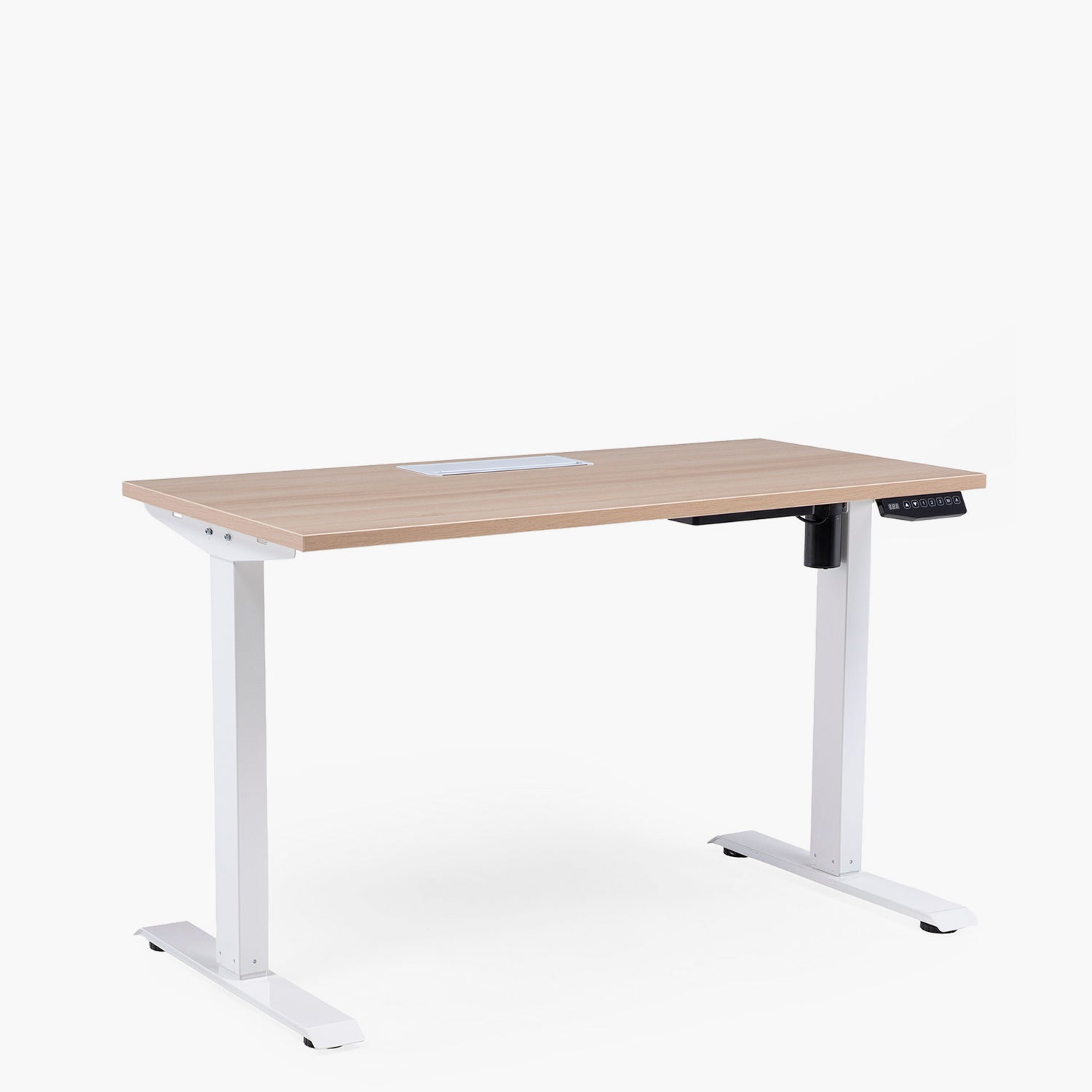 Escritorio Cosmo Eléctrico con Pasacables 160x70