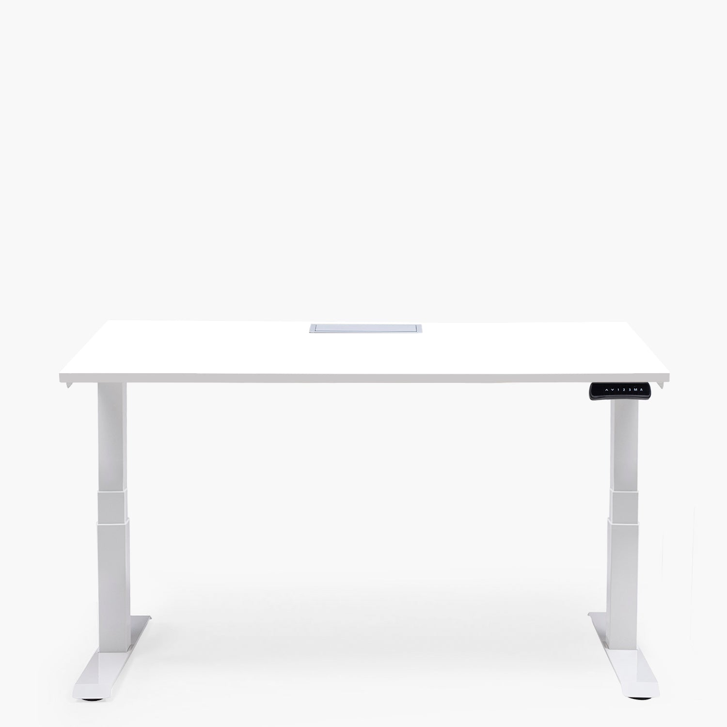 Escritorio Cosmo Eléctrico Dual con Pasacables 160x70