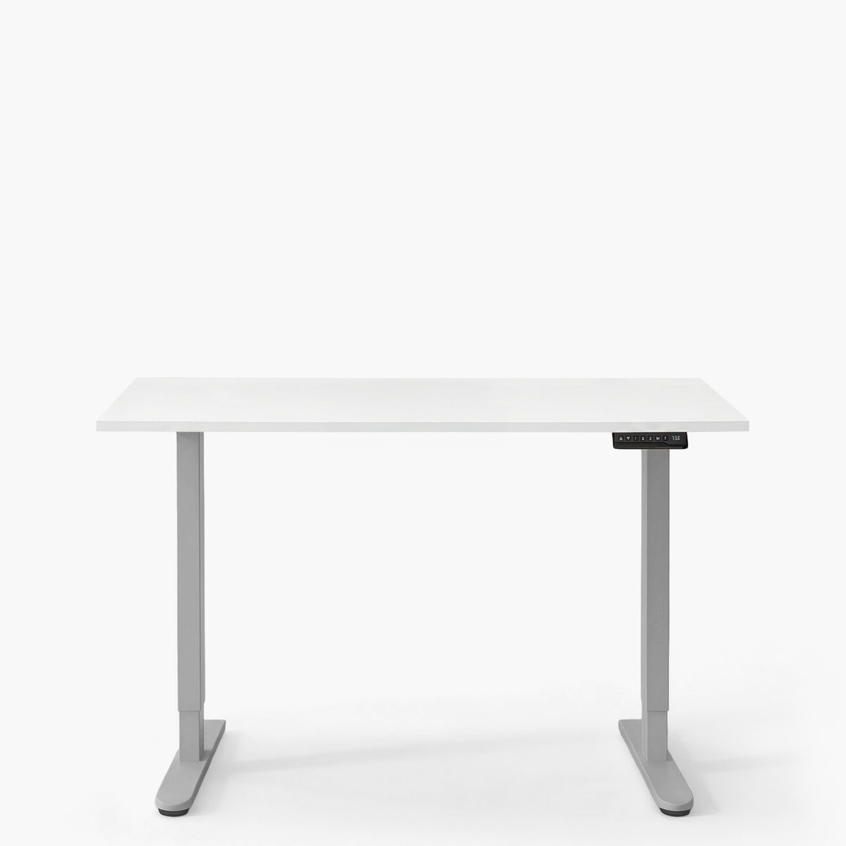 Escritorio Cosmo 140x60 Eléctrico Dual Lite Blanco/Gris