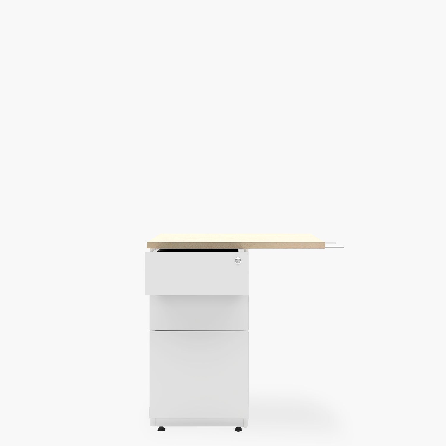 Escritorio Lateral Neo 50x70 con cajonera metálica - Form Design