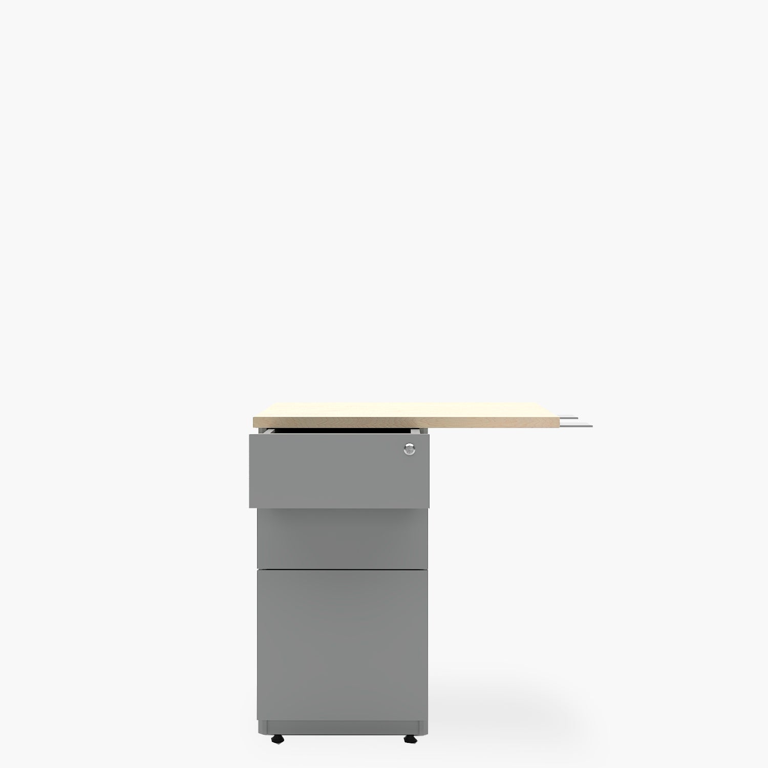 Escritorio Lateral Neo 50x70 con cajonera metálica - Form Design