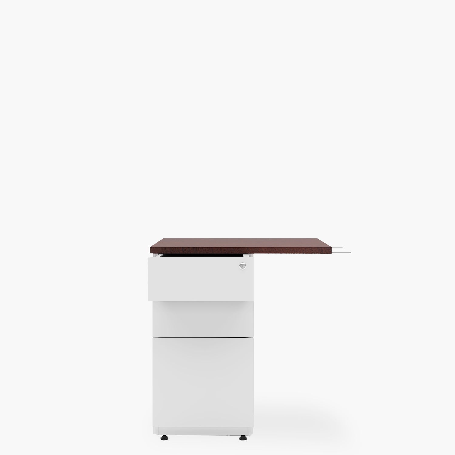 Escritorio Lateral Neo 50x70 con cajonera metálica - Form Design