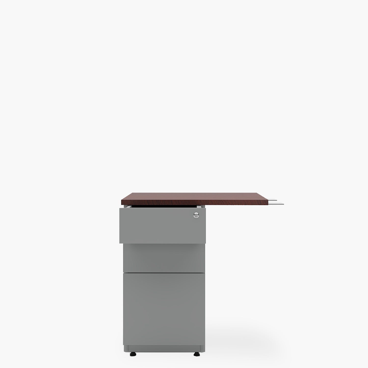 Escritorio Lateral Neo 50x70 con cajonera metálica - Form Design