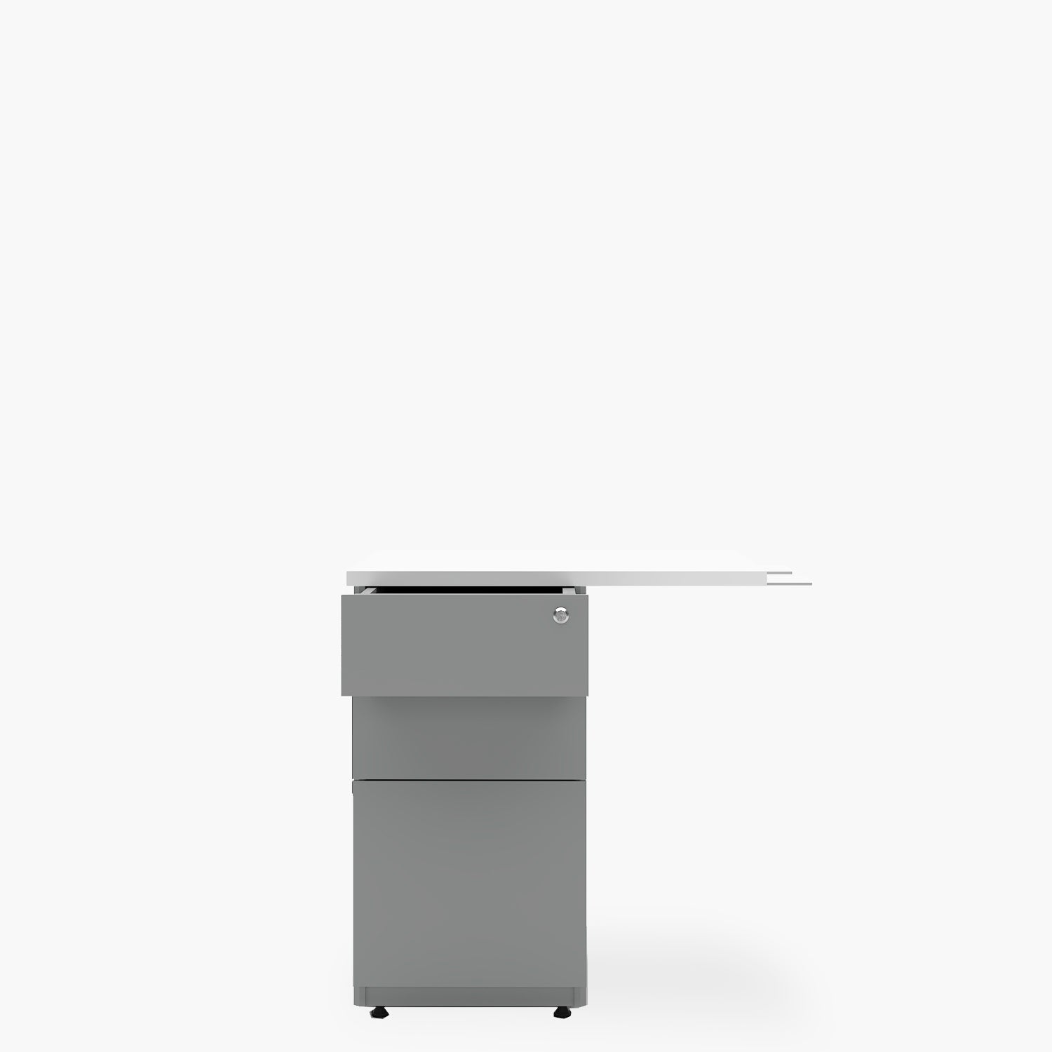 Escritorio Lateral Neo 50x70 con cajonera metálica - Form Design