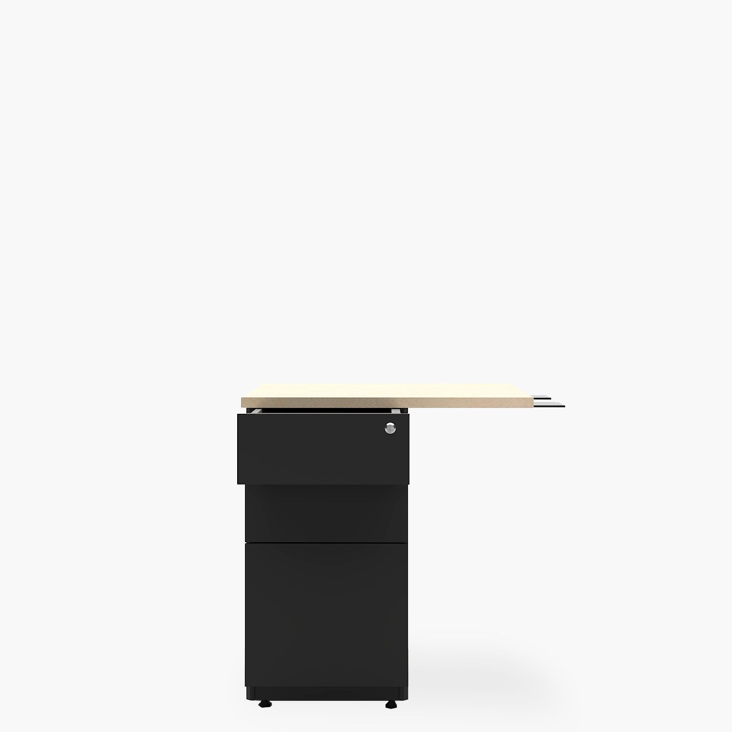 Escritorio Lateral Neo 50x70 con cajonera metálica - Form Design