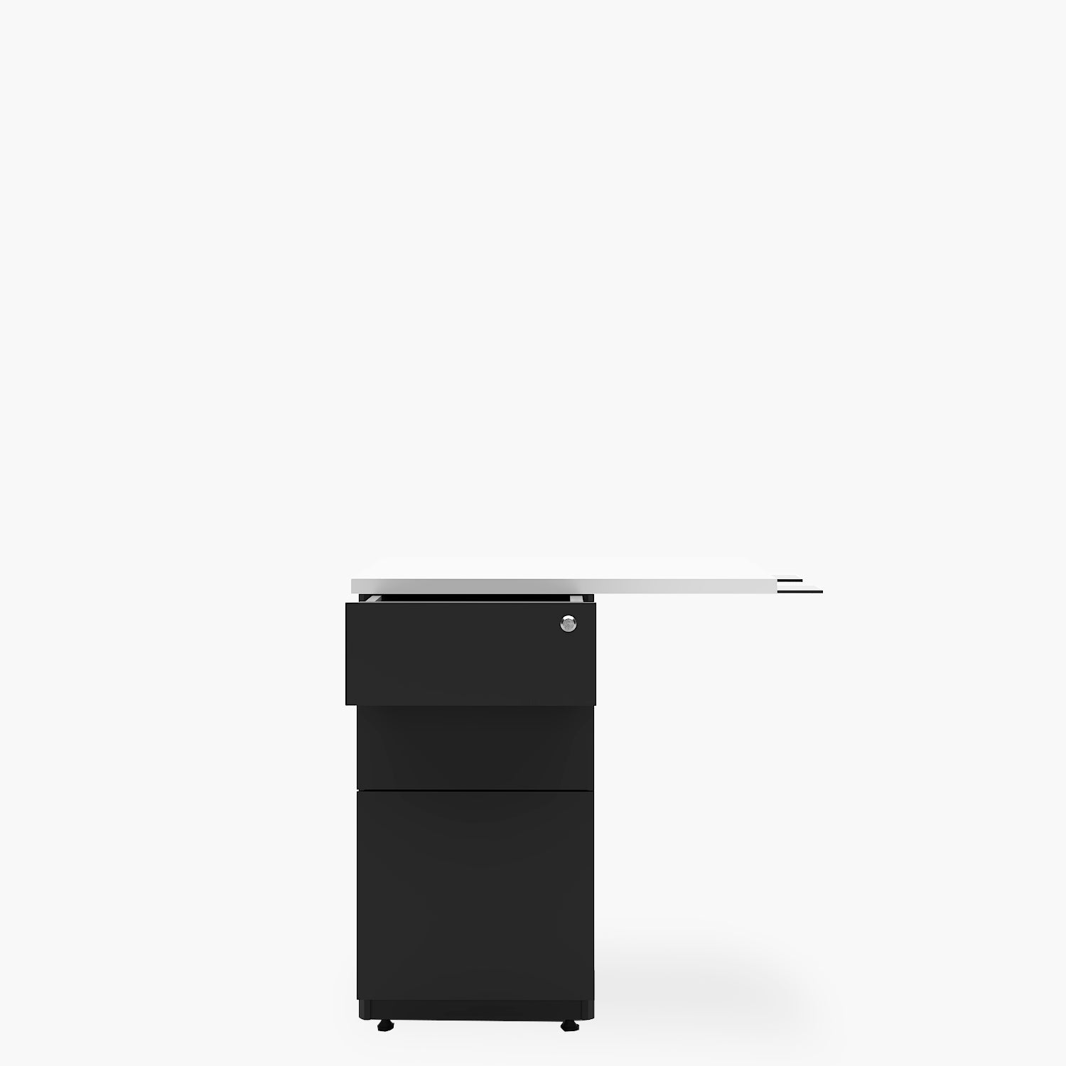 Escritorio Lateral Neo 50x70 con cajonera metálica - Form Design