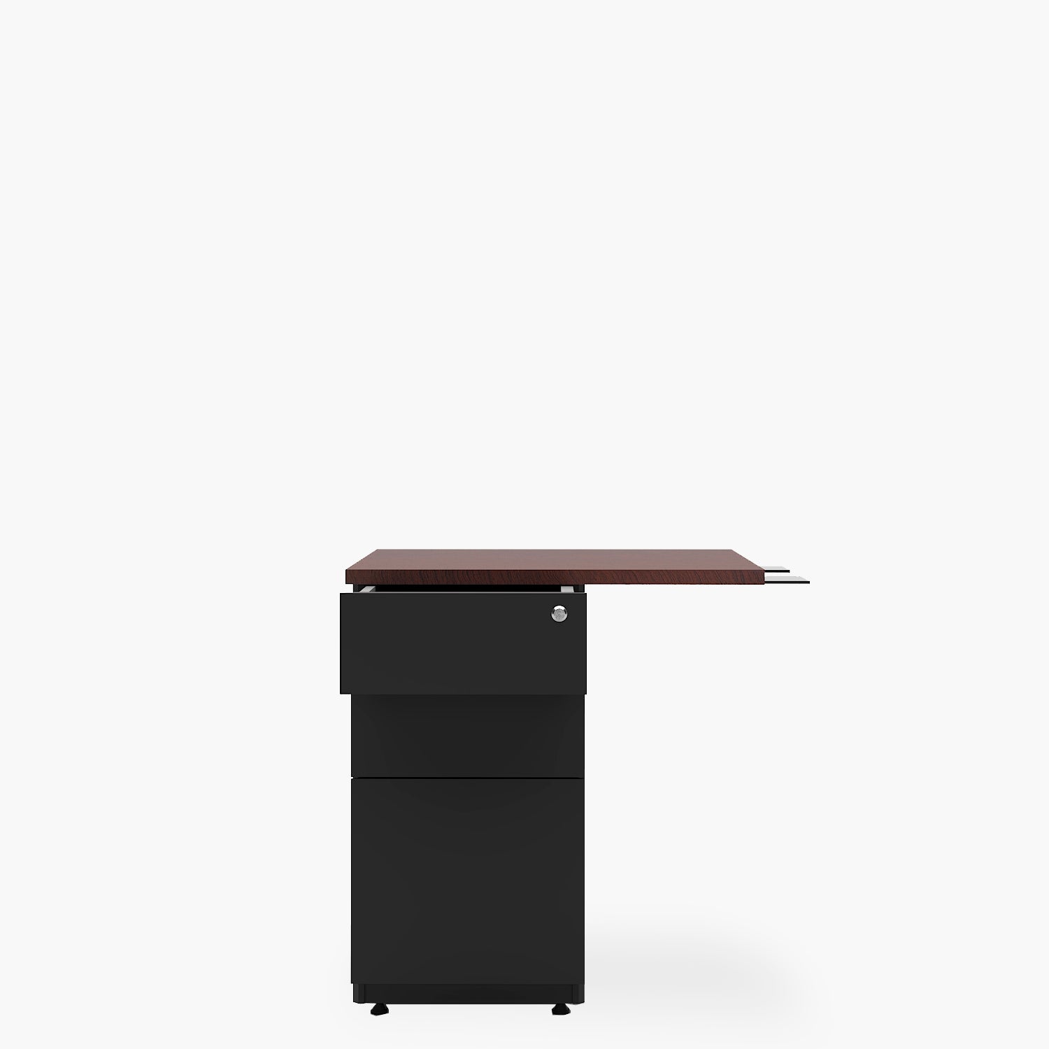 Escritorio Lateral Neo 50x70 con cajonera metálica - Form Design