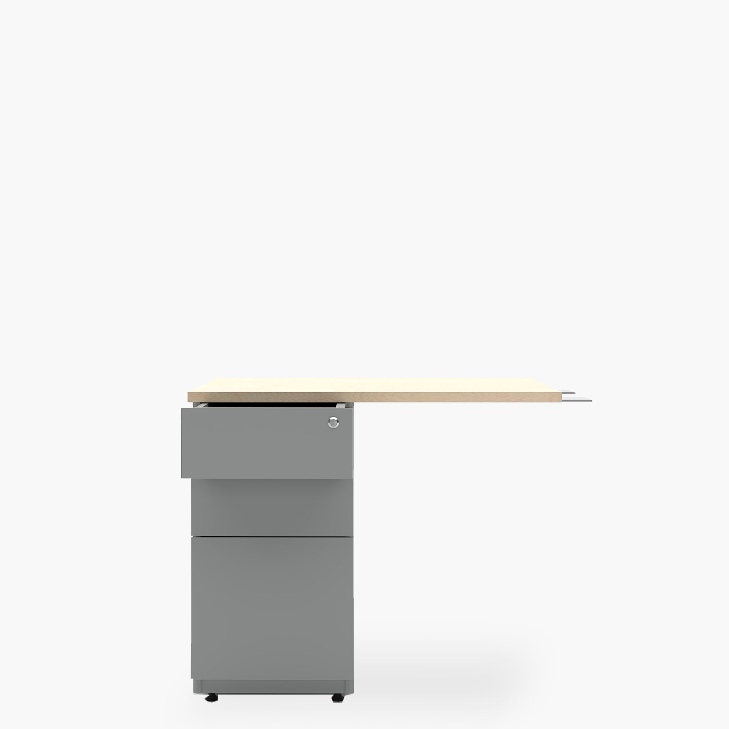 Escritorio Lateral Neo 50x90 con cajonera metálica - Form Design