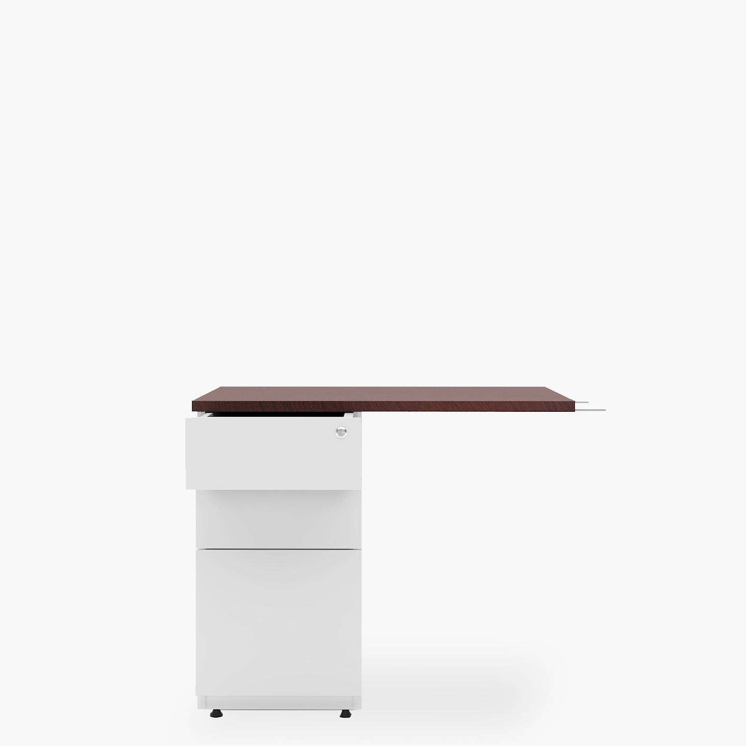 Escritorio Lateral Neo 50x90 con cajonera metálica - Form Design