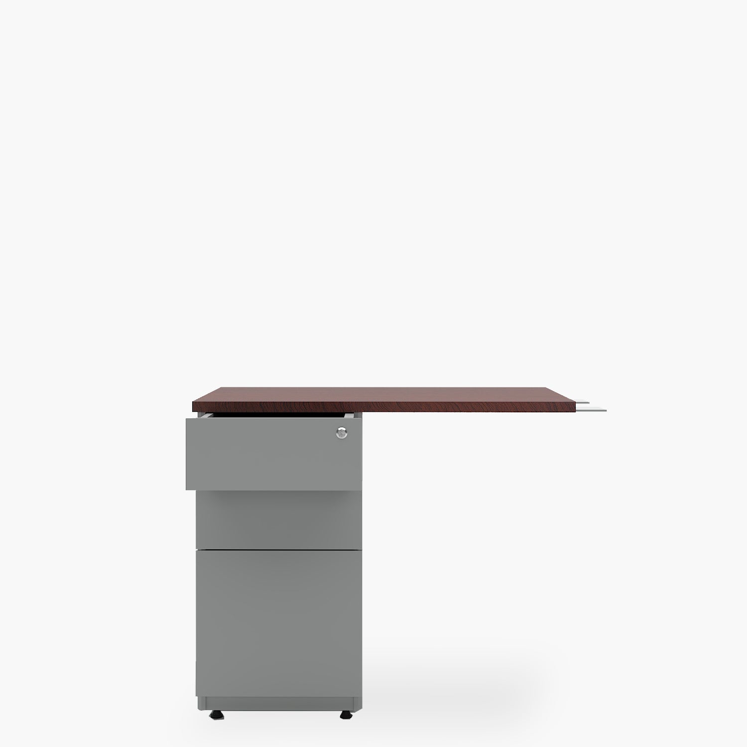 Escritorio Lateral Neo 50x90 con cajonera metálica - Form Design