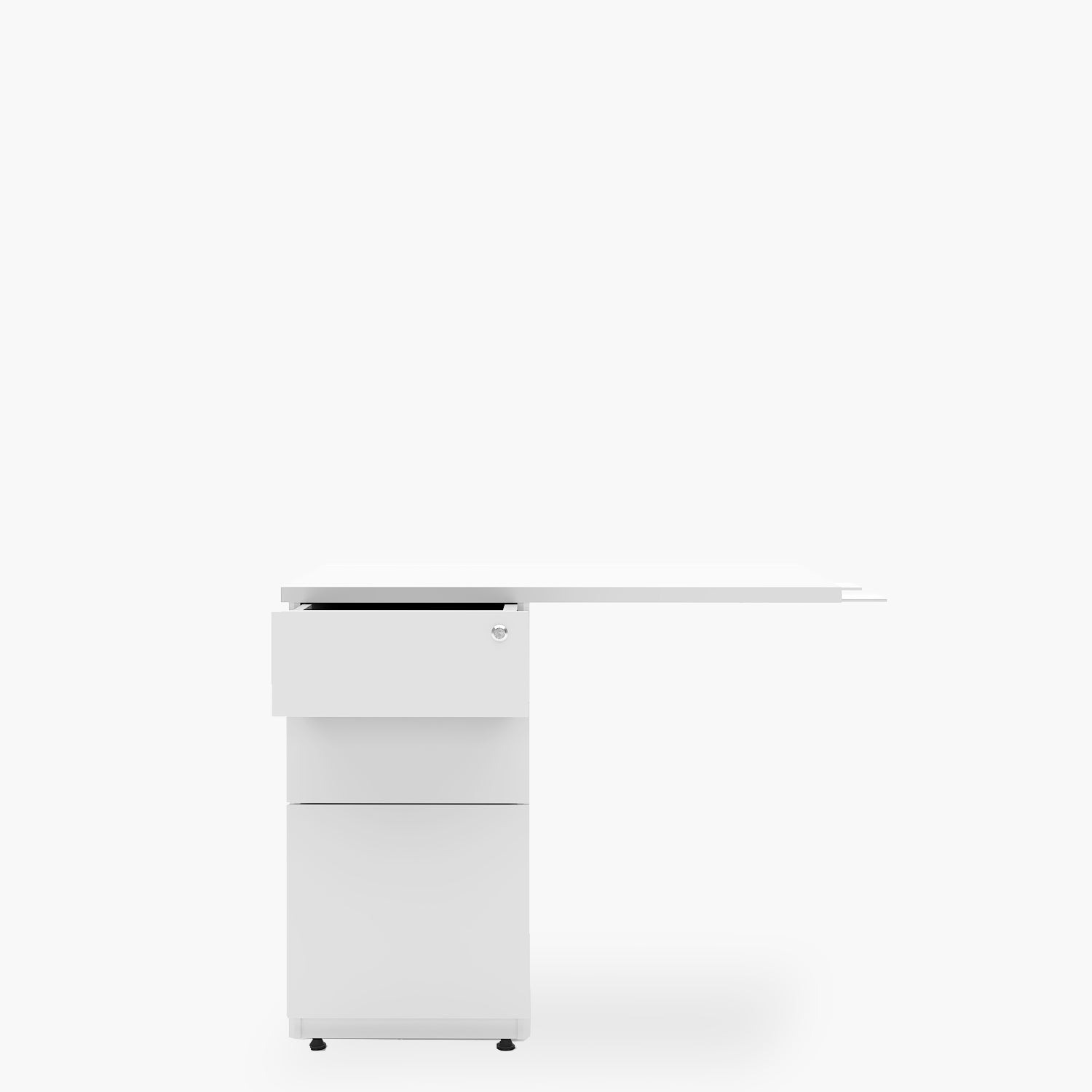 Escritorio Lateral Neo 50x90 con cajonera metálica - Form Design