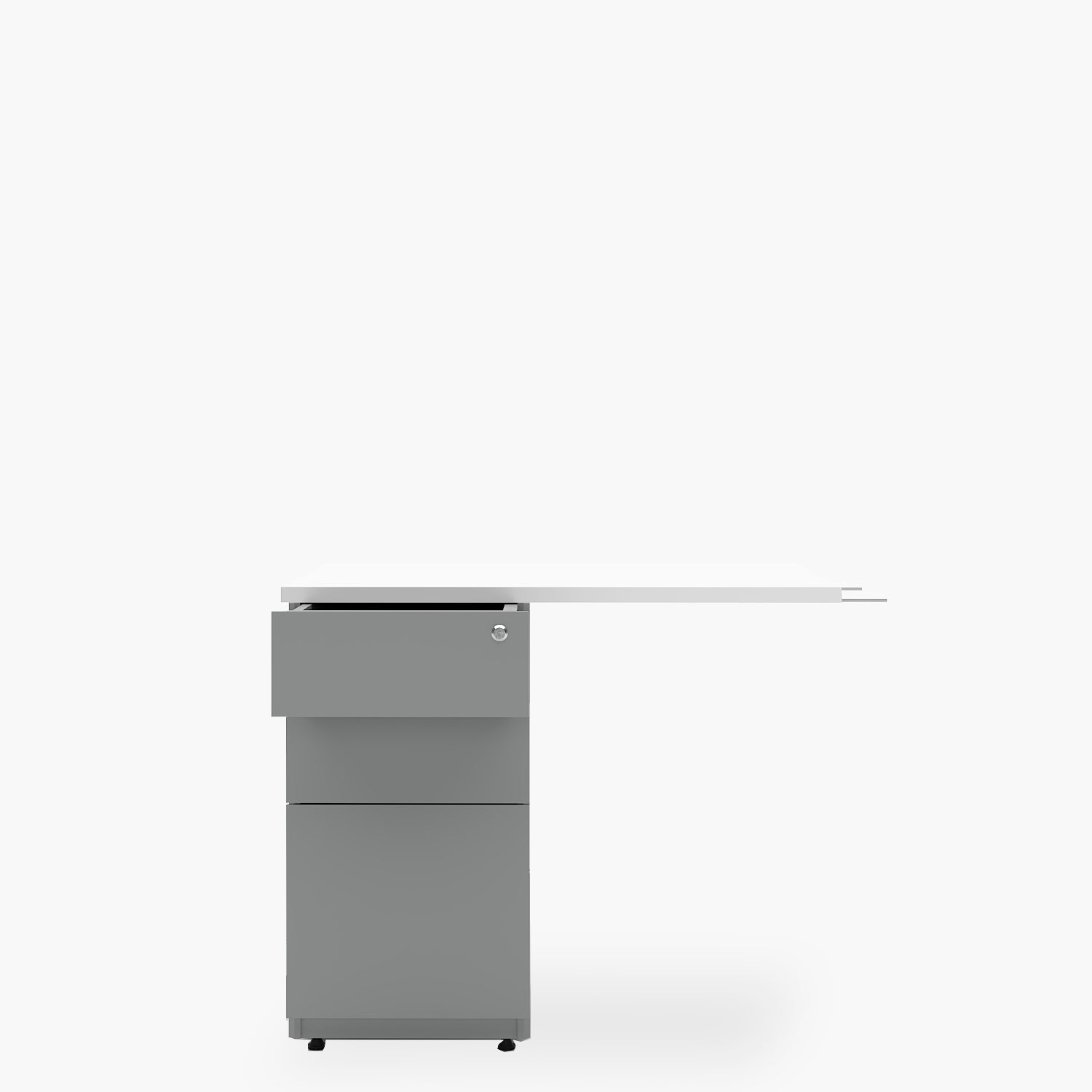 Escritorio Lateral Neo 50x90 con cajonera metálica - Form Design