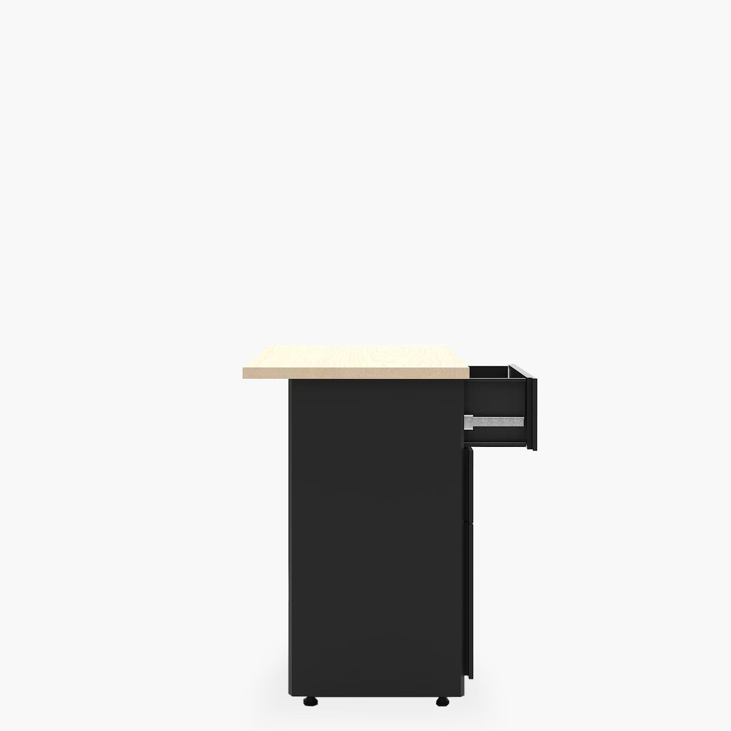 Escritorio Lateral Neo 50x90 con cajonera metálica - Form Design