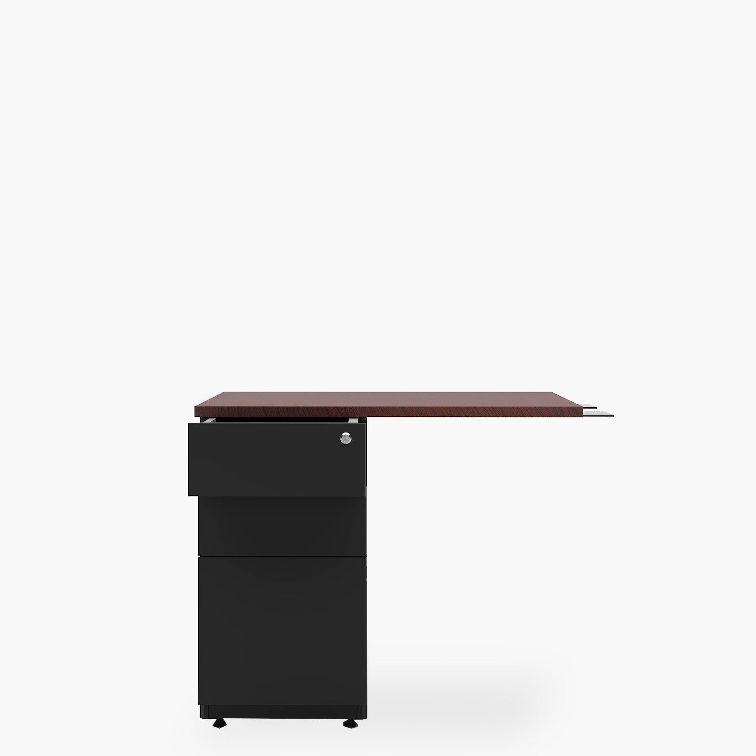 Escritorio Lateral Neo 50x90 con cajonera metálica - Form Design