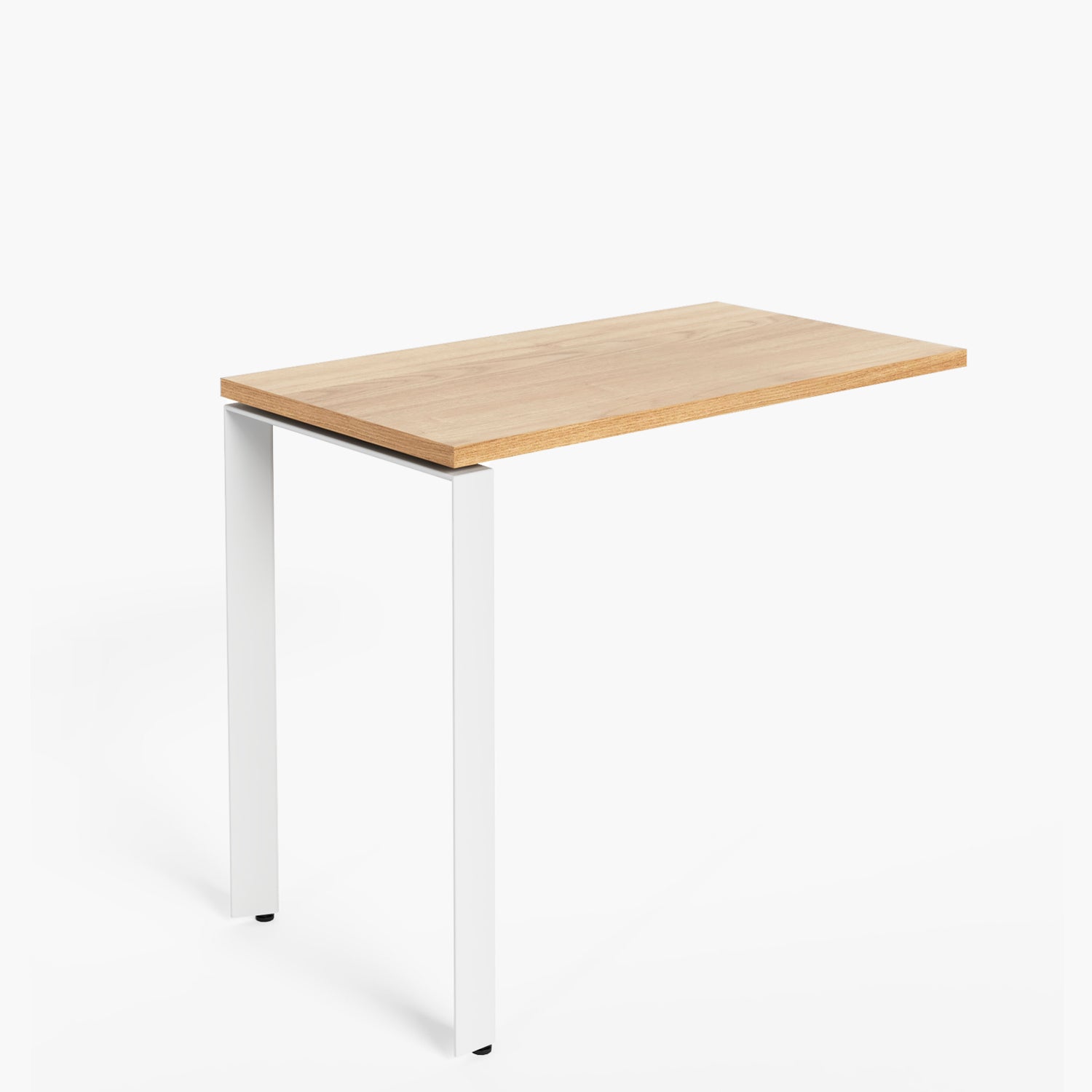 Lateral para Escritorio Space 50x90 Natura/Blanco - Form Design